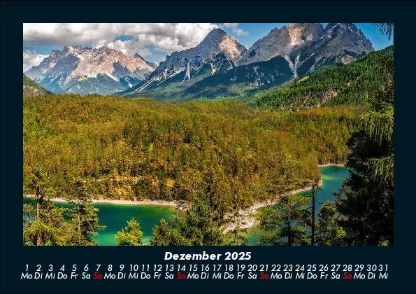 Bild: 9783755986843 | Die Seen der Erde 2025 Fotokalender DIN A5 | Tobias Becker | Kalender