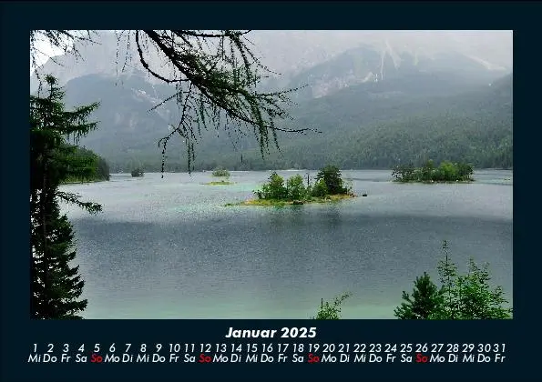 Bild: 9783755986843 | Die Seen der Erde 2025 Fotokalender DIN A5 | Tobias Becker | Kalender