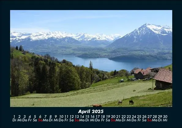 Bild: 9783755986843 | Die Seen der Erde 2025 Fotokalender DIN A5 | Tobias Becker | Kalender