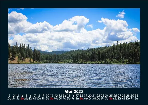 Bild: 9783755986843 | Die Seen der Erde 2025 Fotokalender DIN A5 | Tobias Becker | Kalender