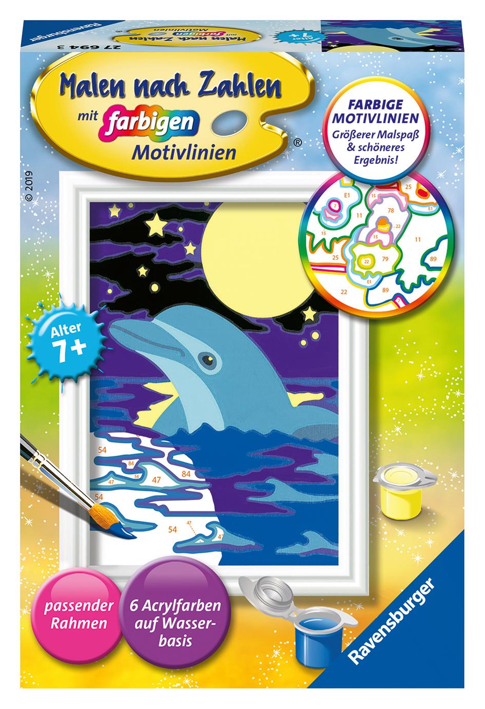 Malen nach Zahlen Kleiner Delfin | Spiel | Deutsch | 2019 | eBay