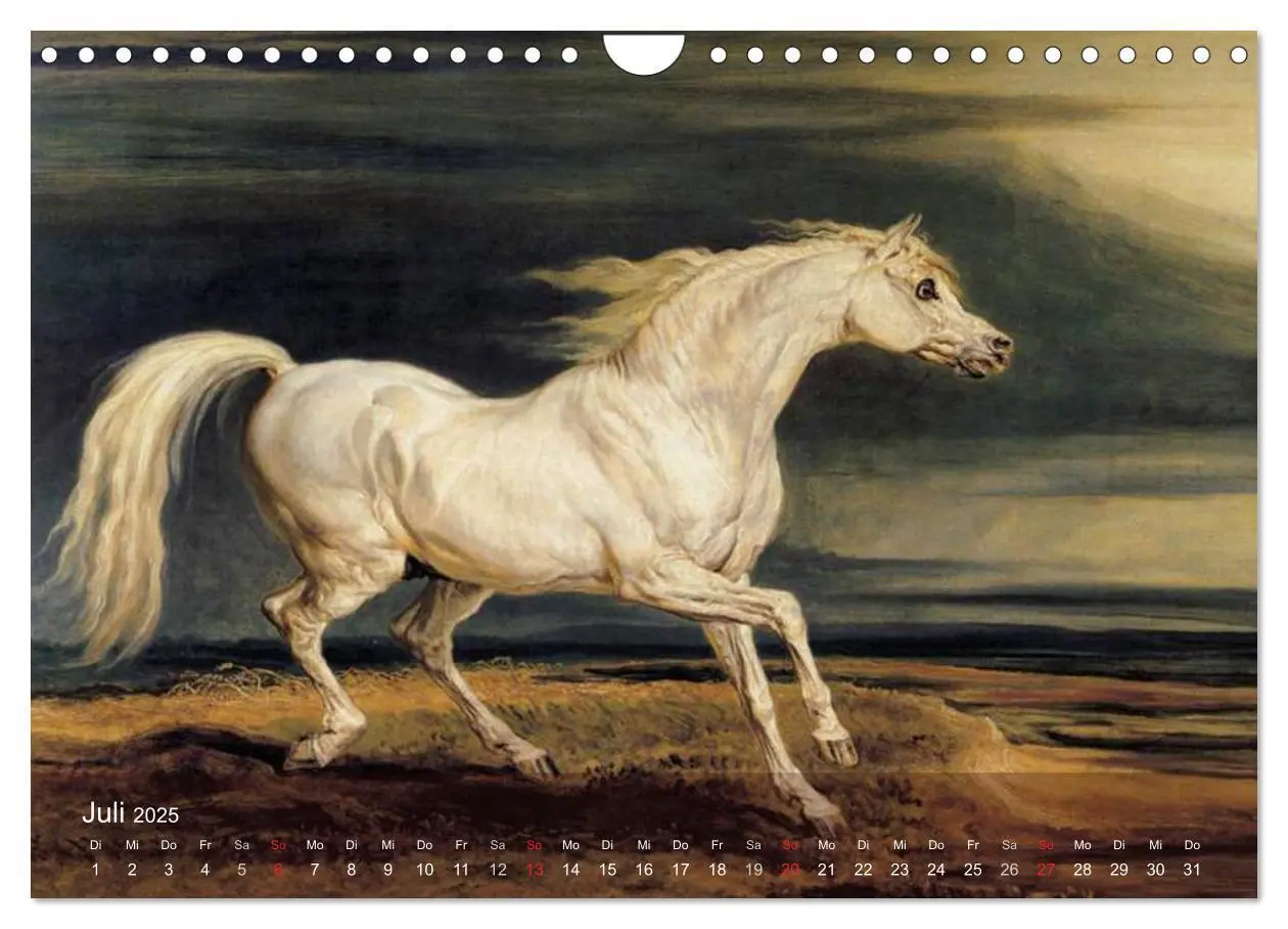 Bild: 9783435656943 | Pferde-Ölgemälde - Die Kunst der alten Meister (Wandkalender 2025...