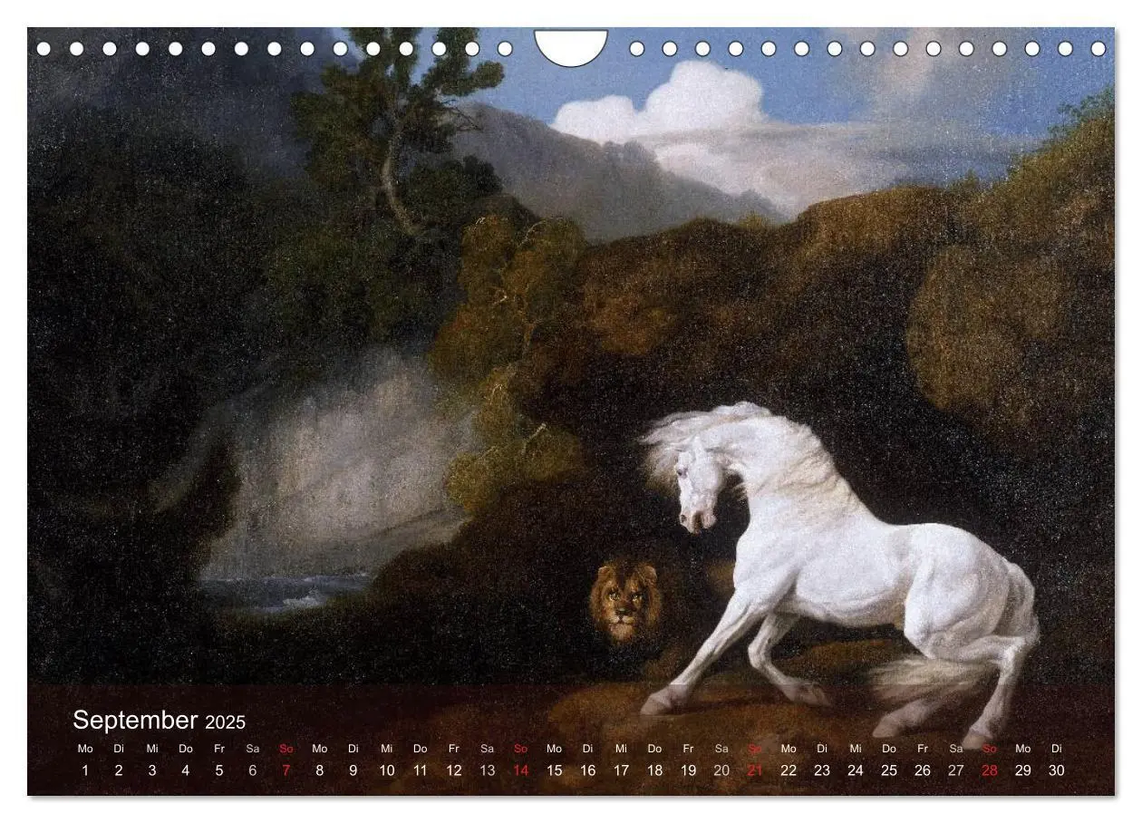 Bild: 9783435656943 | Pferde-Ölgemälde - Die Kunst der alten Meister (Wandkalender 2025...