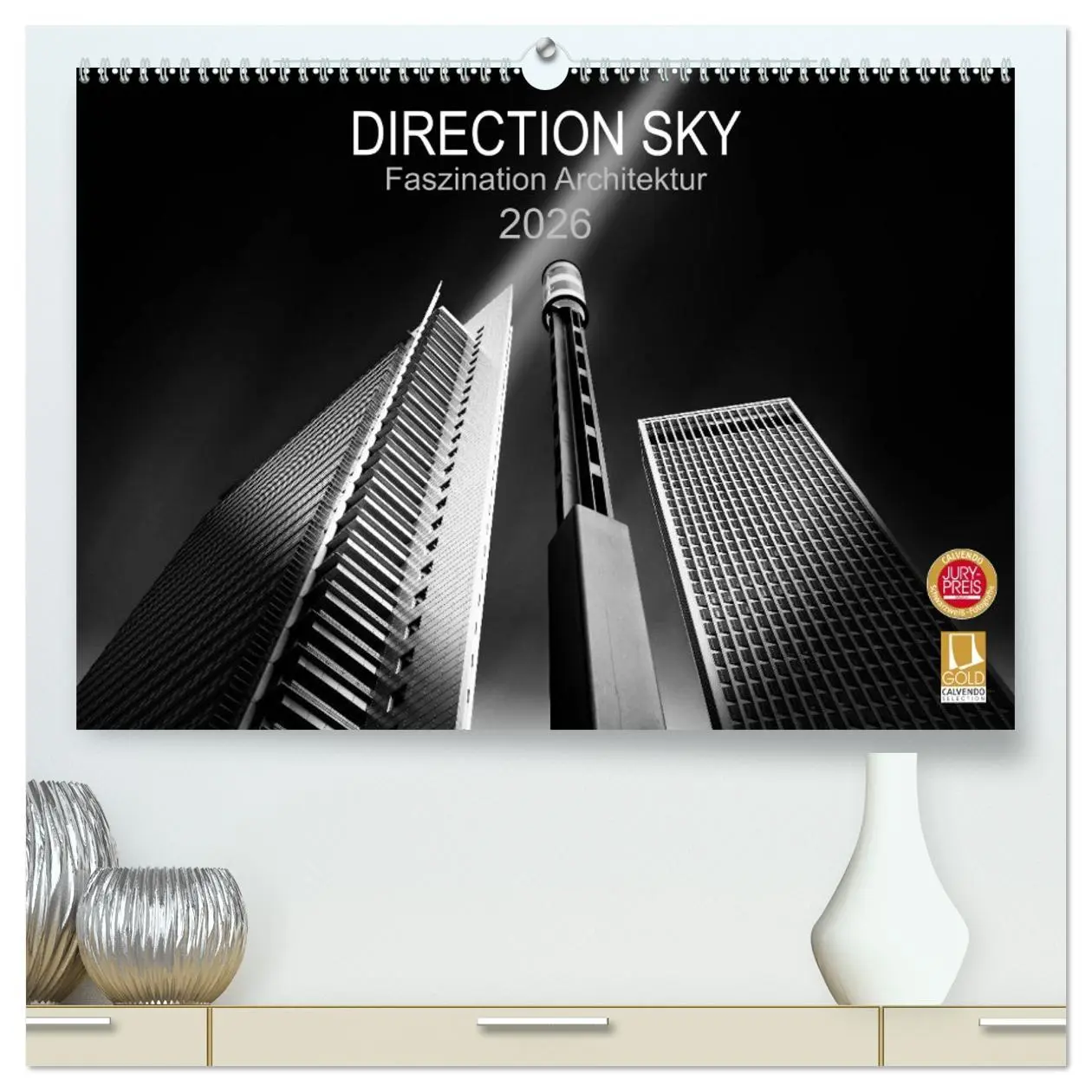 Cover: 9783516076943 | Direction Sky - Faszination Architektur 2026 (hochwertiger Premium...