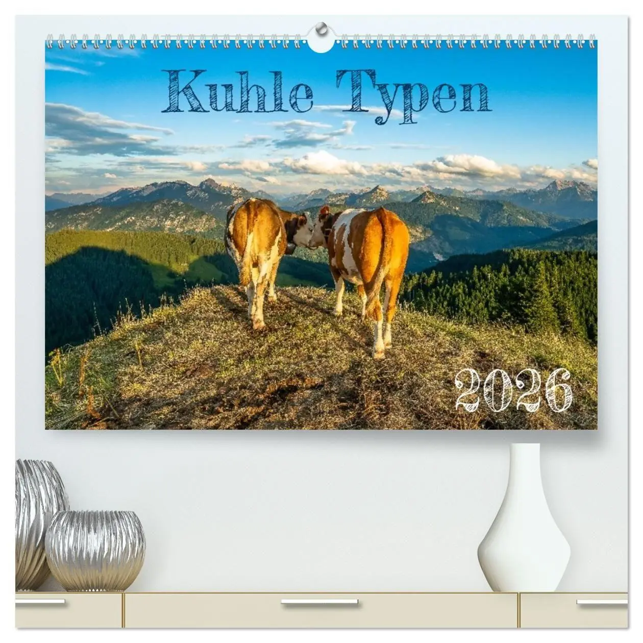 Cover: 9783516696943 | Kuhle Typen (hochwertiger Premium Wandkalender 2026 DIN A2 quer),...