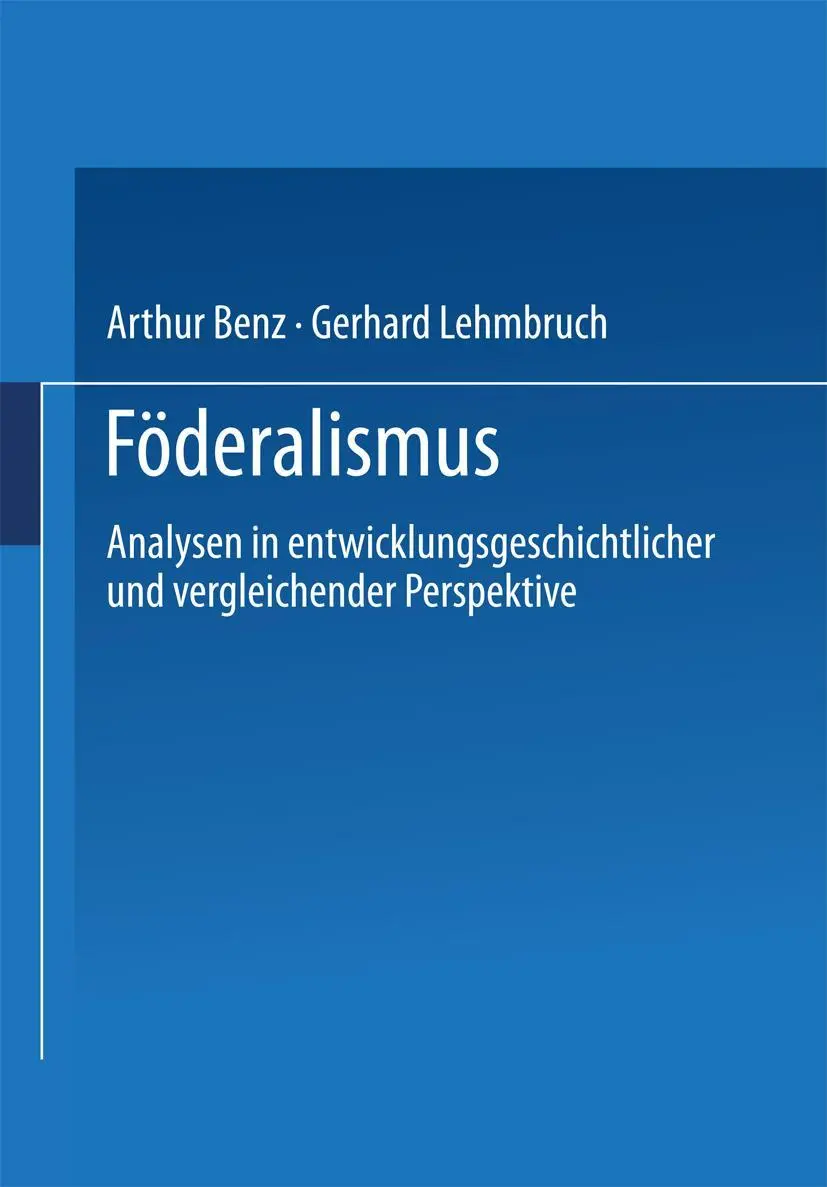 Cover: 9783531136943 | Föderalismus | Gerhard Lehmbruch (u. a.) | Taschenbuch | vi | Deutsch