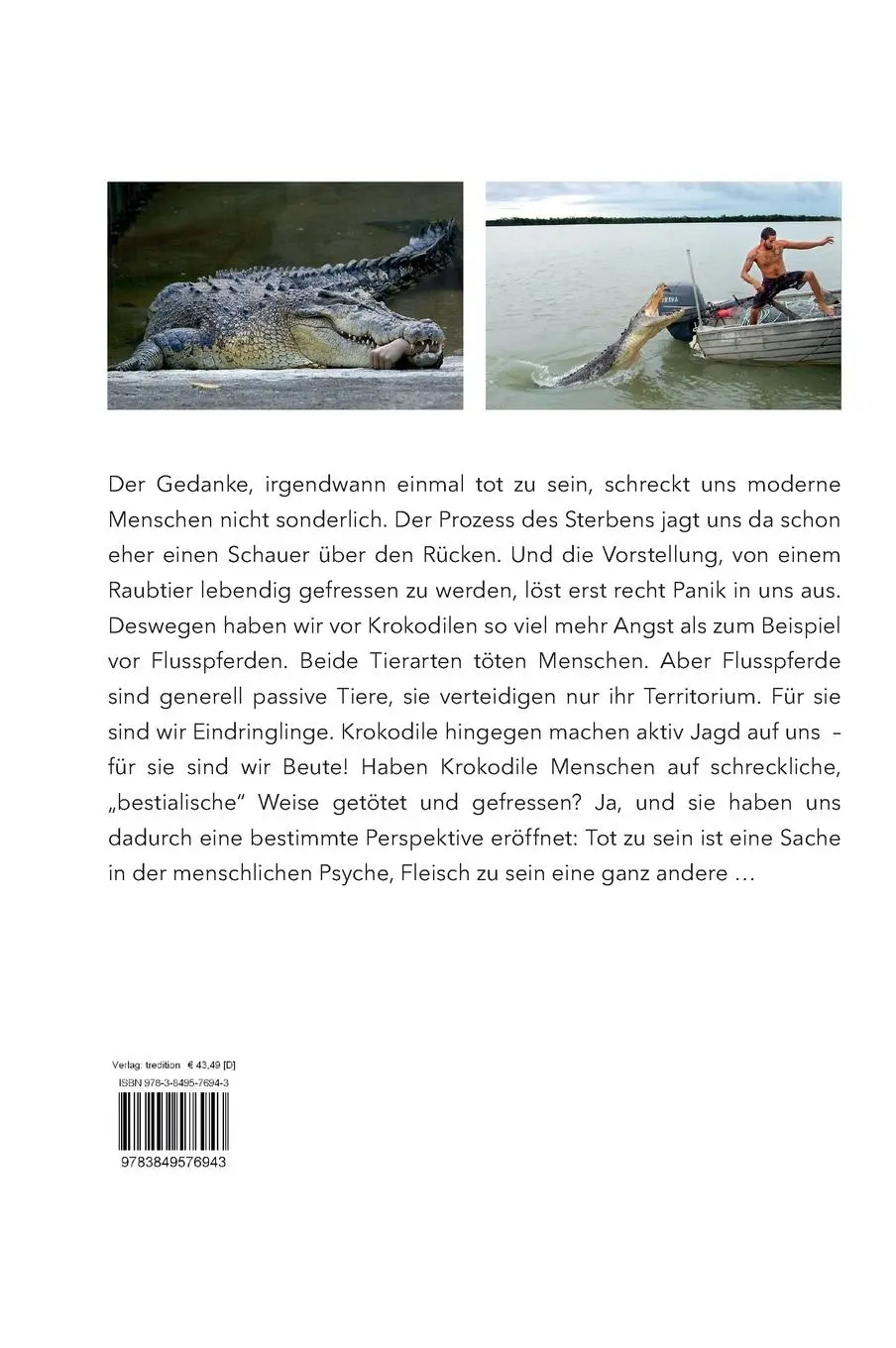 Rückseite: 9783849576943 | Flussmonster | Wenn der Mensch zur Beute wird | Christian Kemper