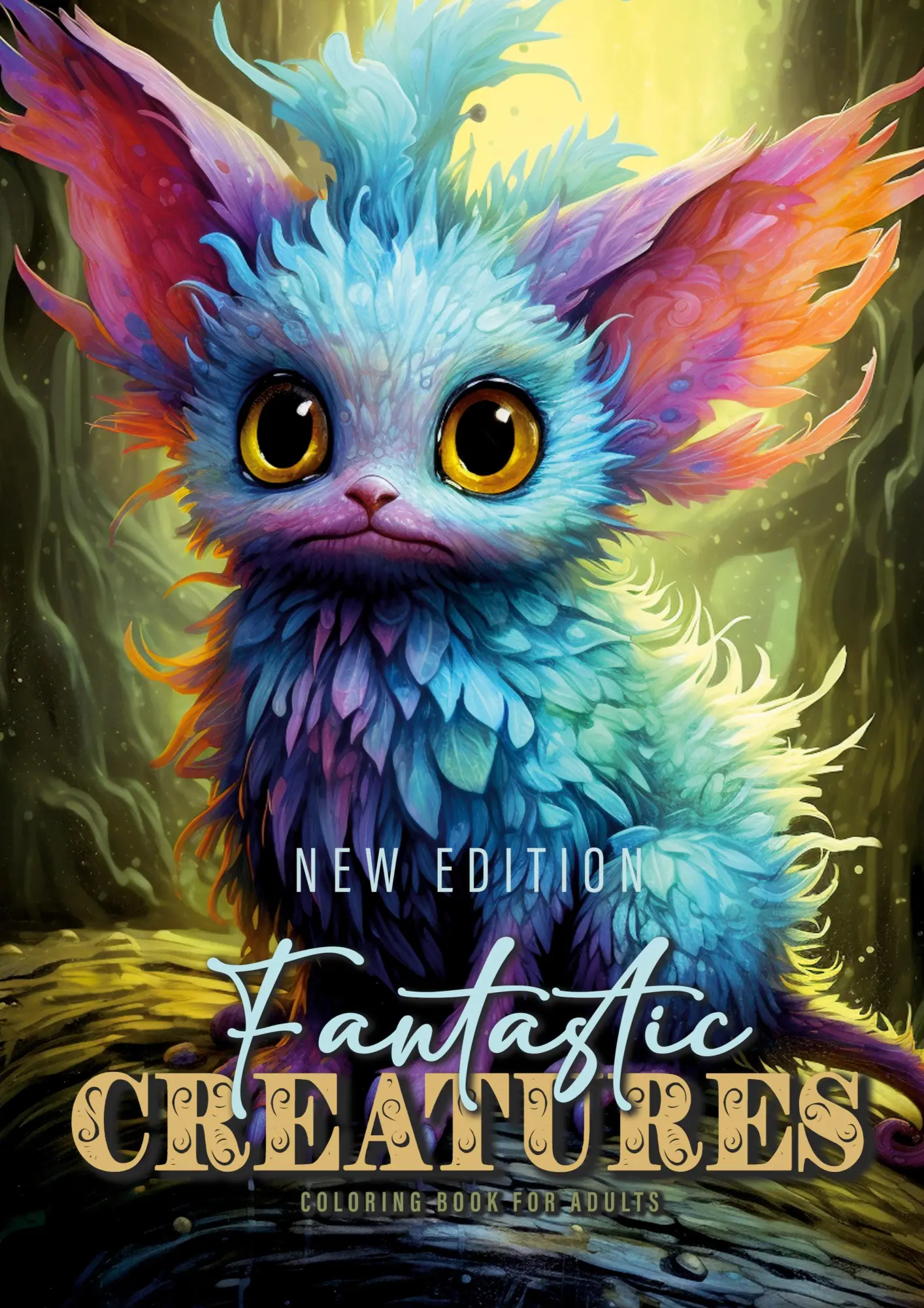 Cover: 9781965017043 | Fantastic Creatures Coloring Book for Adults New Edition | Publishing