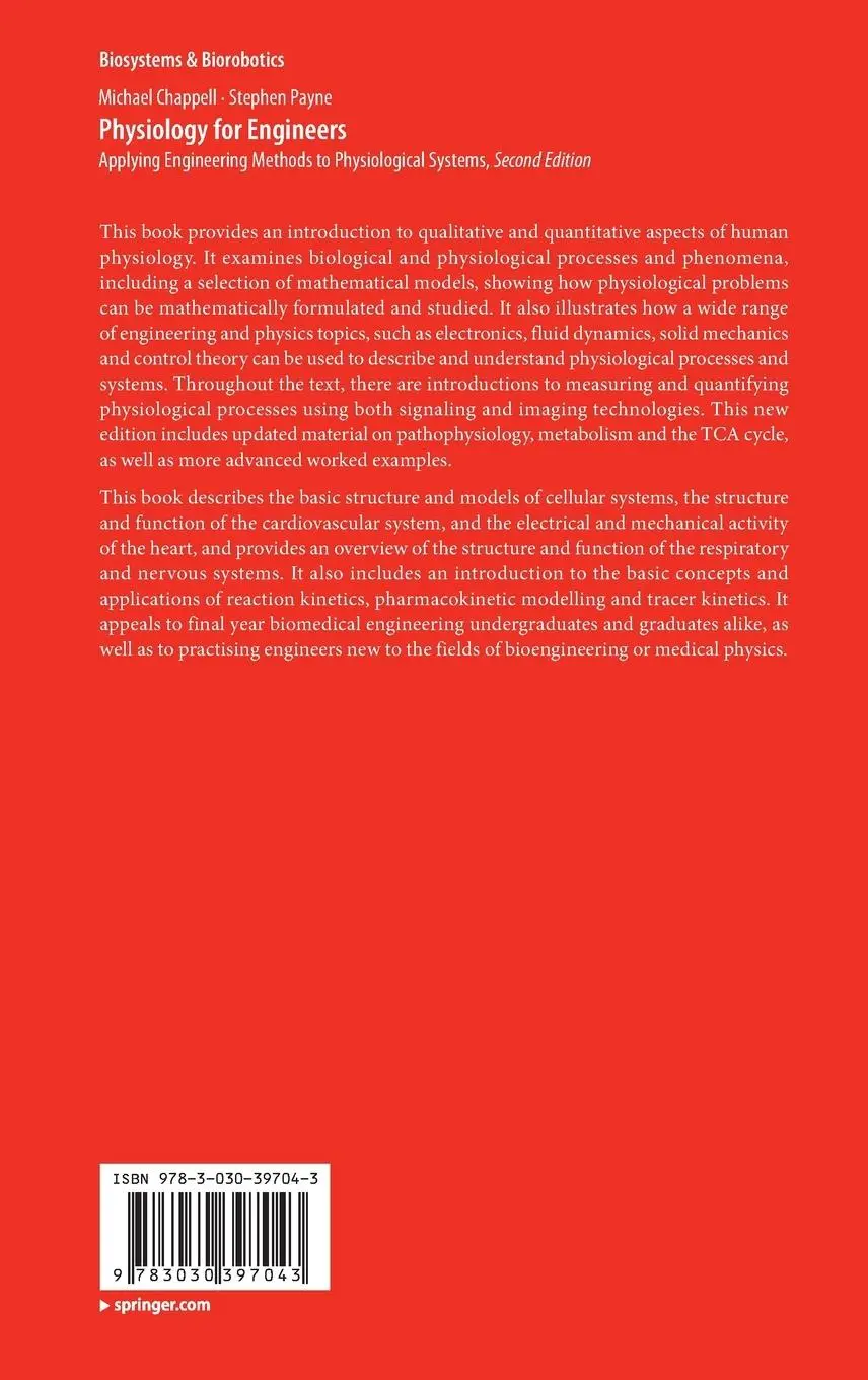 Rückseite: 9783030397043 | Physiology for Engineers | Stephen Payne (u. a.) | Buch | ix | 2020