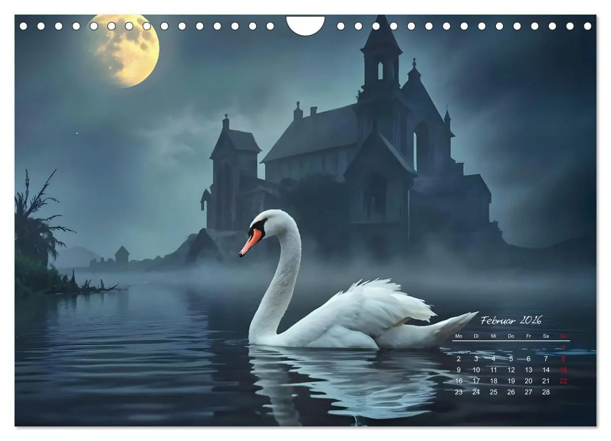 Bild: 9783457257043 | Schattenkuss - Tiere in den Armen der Nacht (Wandkalender 2026 DIN...