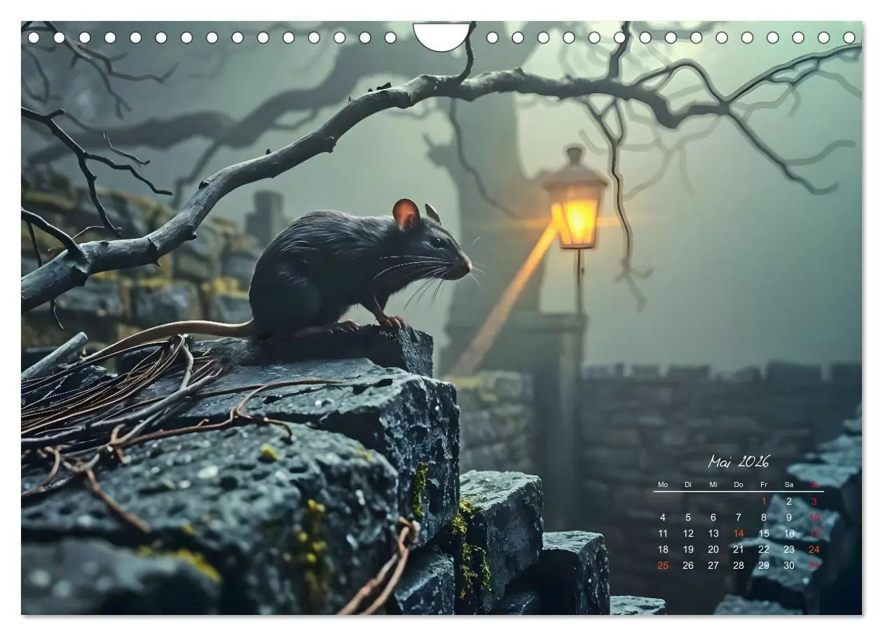 Bild: 9783457257043 | Schattenkuss - Tiere in den Armen der Nacht (Wandkalender 2026 DIN...