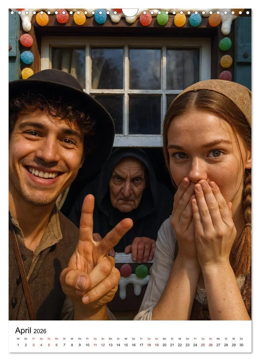 Bild: 9783516657043 | Märchenhafte Selfies (Wandkalender 2026 DIN A3 hoch), CALVENDO...
