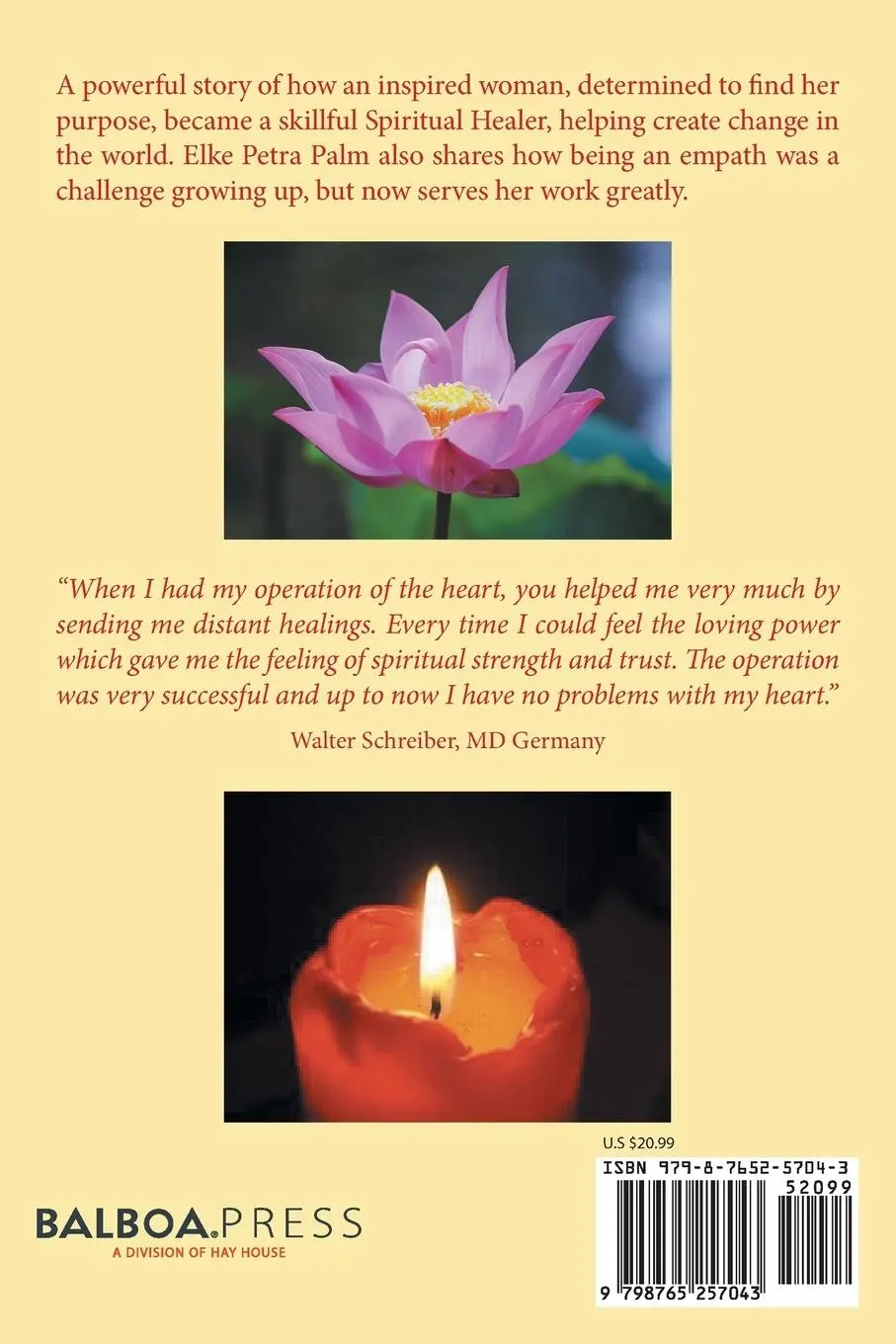 Rückseite: 9798765257043 | Born to Heal | Sharing the Gift of Reiki Transformation | Palm | Buch