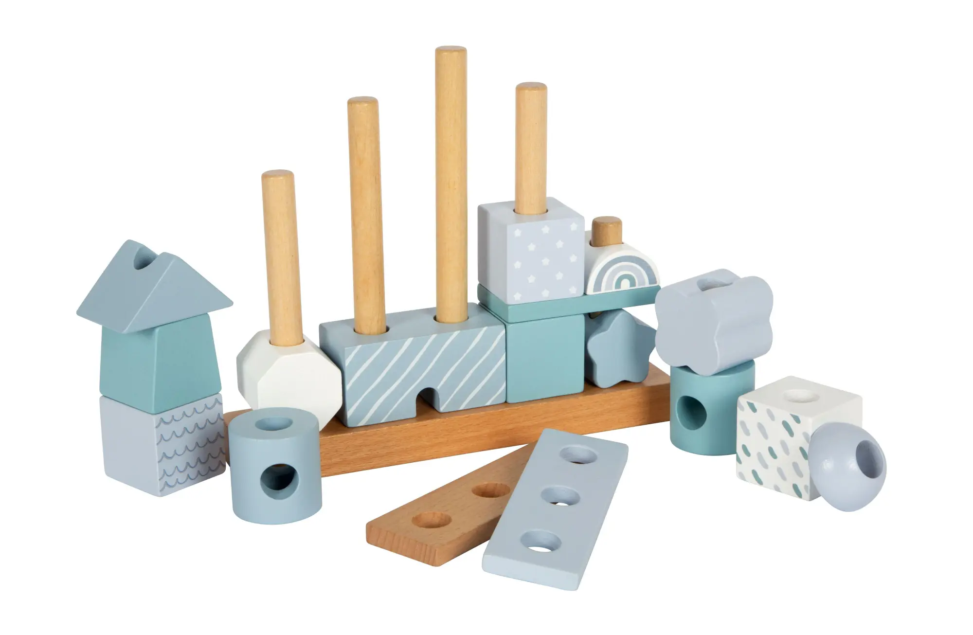 Bild: 4020972127143 | Stapelhaus blau | 12714 | Deutsch | 2025 | small foot GmbH &amp; Co. KG