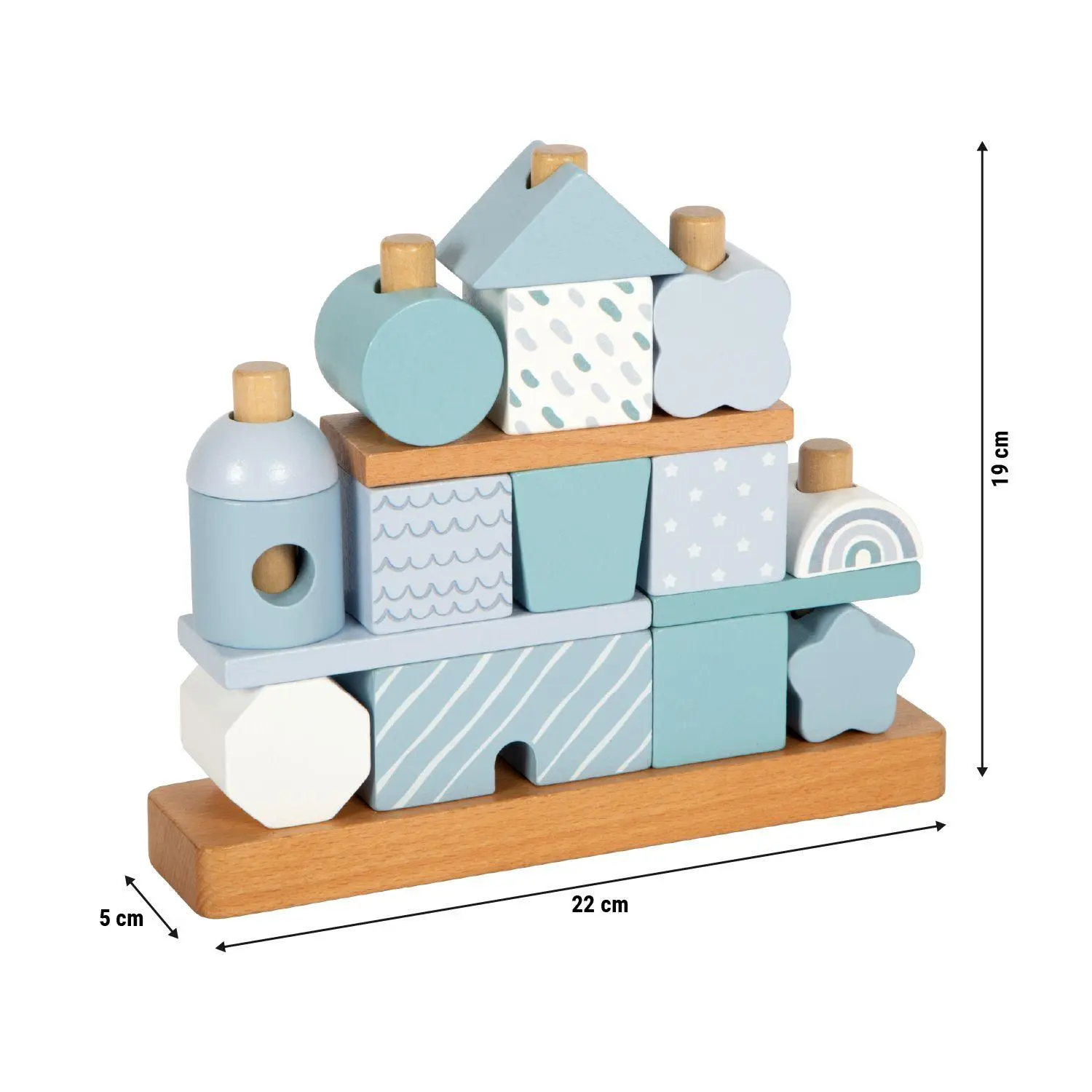 Bild: 4020972127143 | Stapelhaus blau | 12714 | Deutsch | 2025 | small foot GmbH &amp; Co. KG