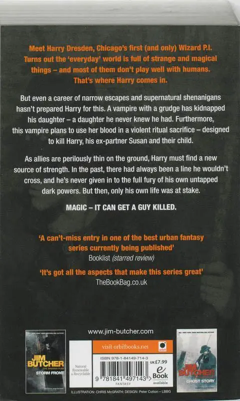 Rückseite: 9781841497143 | Changes | The Dresden Files, Book Twelve | Jim Butcher | Taschenbuch
