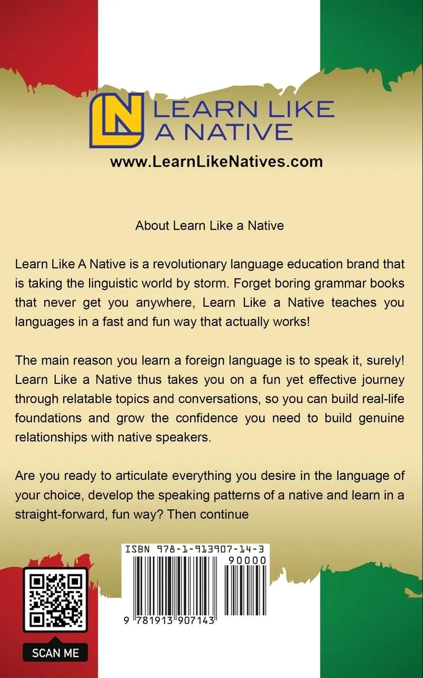 Rückseite: 9781913907143 | Italian Short Stories for Beginners Book 3 | Learn Like A Native