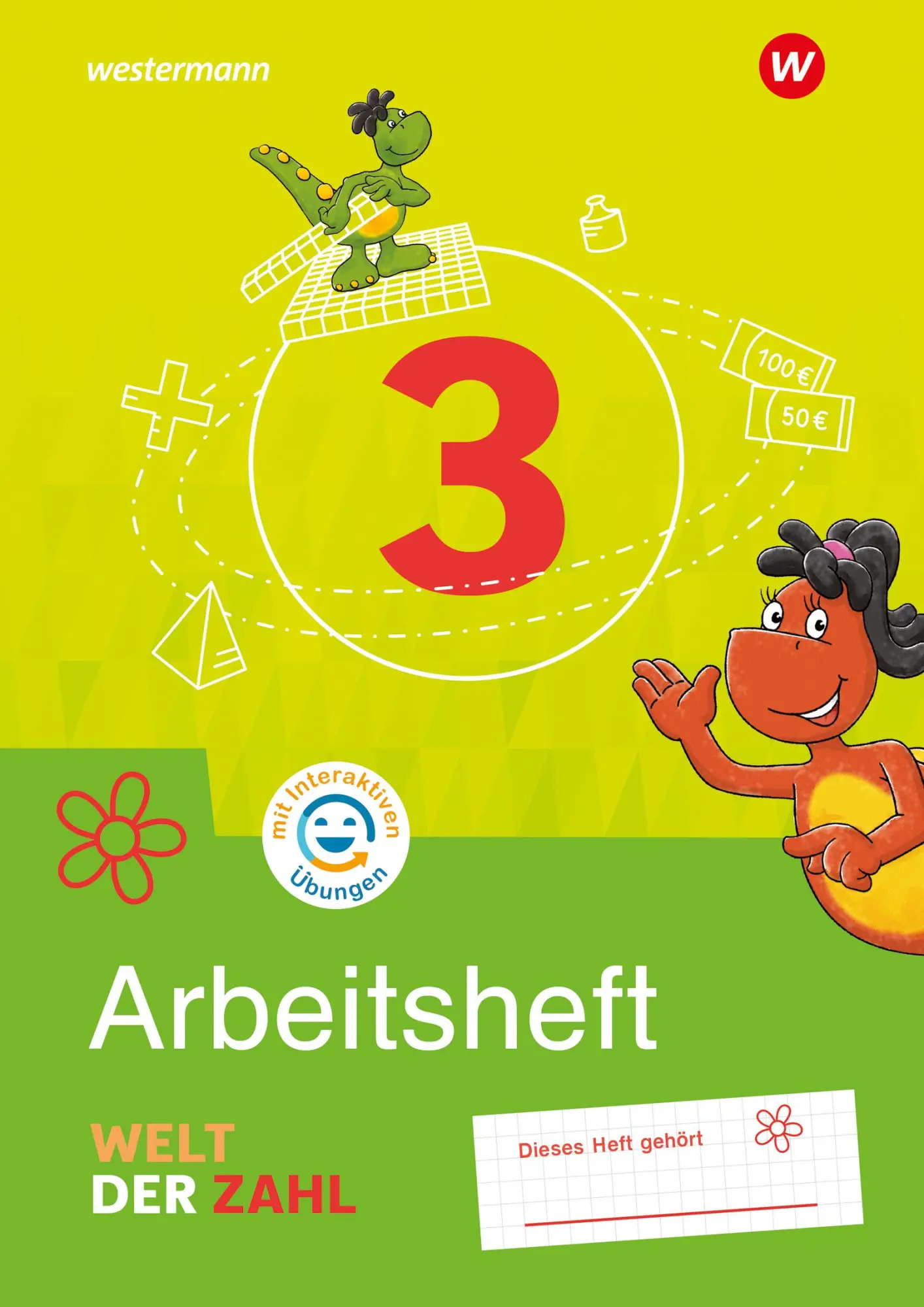 Cover: 9783141267143 | Welt der Zahl 3. Arbeitsheft mit interaktiven Übungen. Allgemeine...