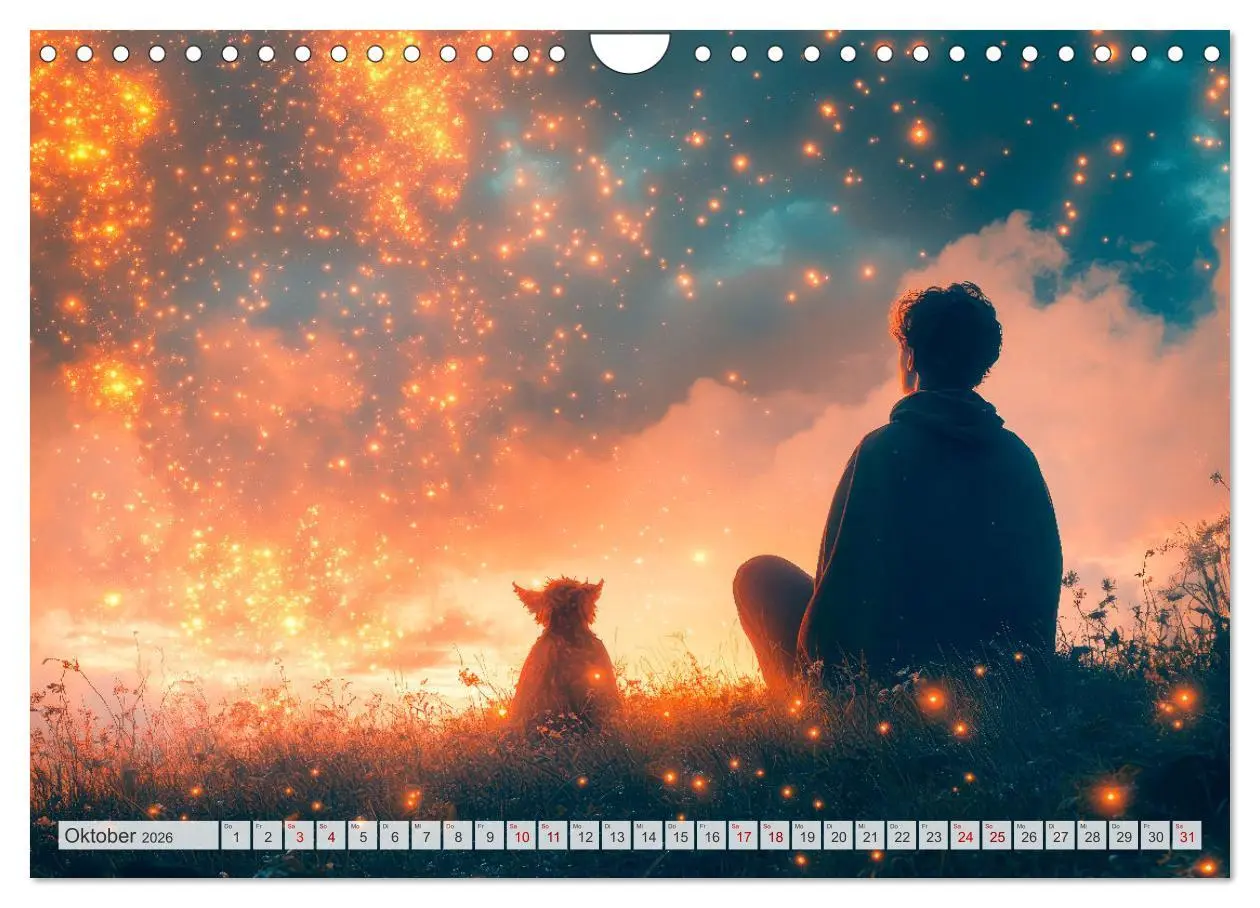 Bild: 9783457317143 | FABELWESEN Märchenhafte Träume (Wandkalender 2026 DIN A4 quer),...