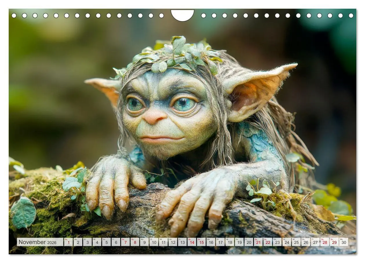Bild: 9783457317143 | FABELWESEN Märchenhafte Träume (Wandkalender 2026 DIN A4 quer),...