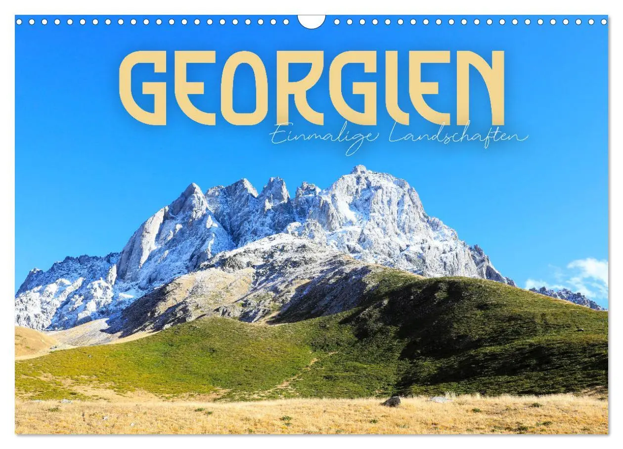 Cover: 9783457557143 | Georgien - Einmalige Landschaften (Wandkalender 2026 DIN A3 quer),...