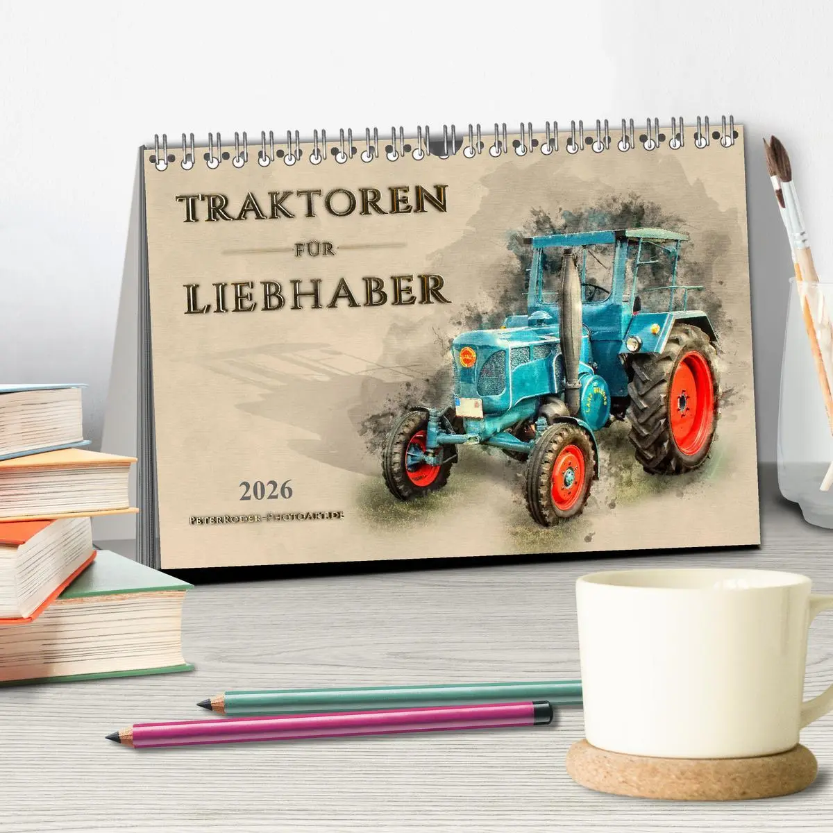 Bild: 9783457867143 | Traktoren für Liebhaber (Tischkalender 2026 DIN A5 quer), CALVENDO...