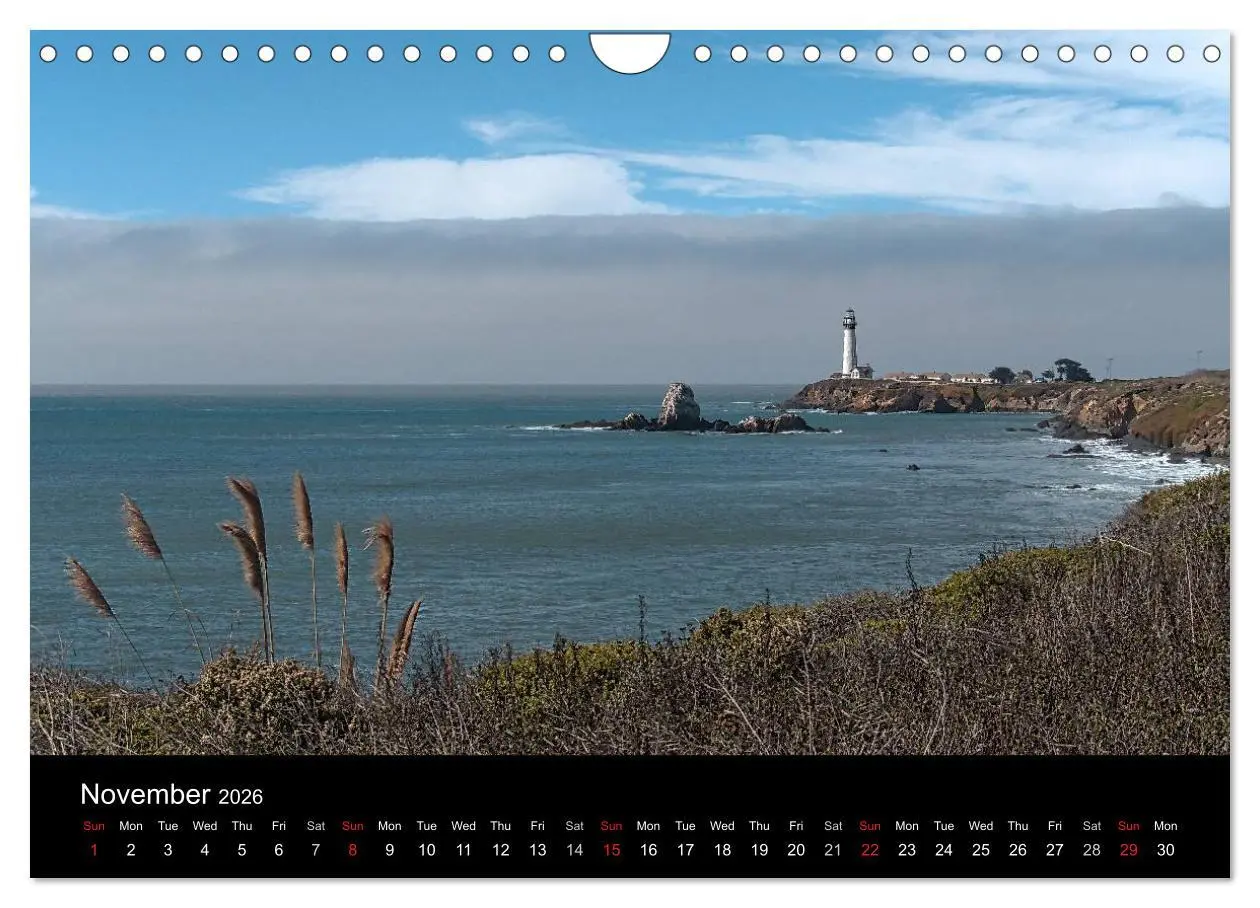 Bild: 9783516577143 | California Coasline (Wall Calendar 2026 DIN A4 landscape), CALVENDO...