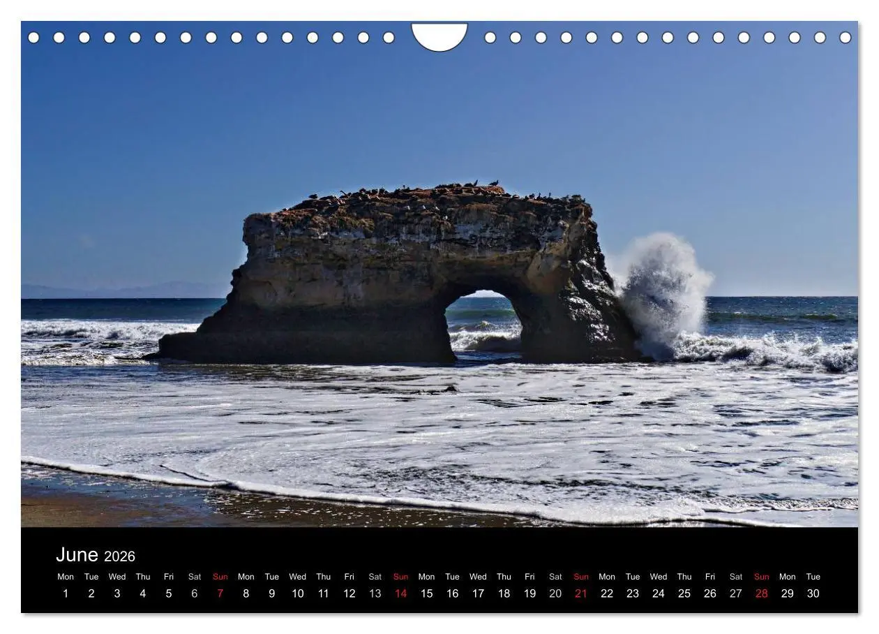 Bild: 9783516577143 | California Coasline (Wall Calendar 2026 DIN A4 landscape), CALVENDO...