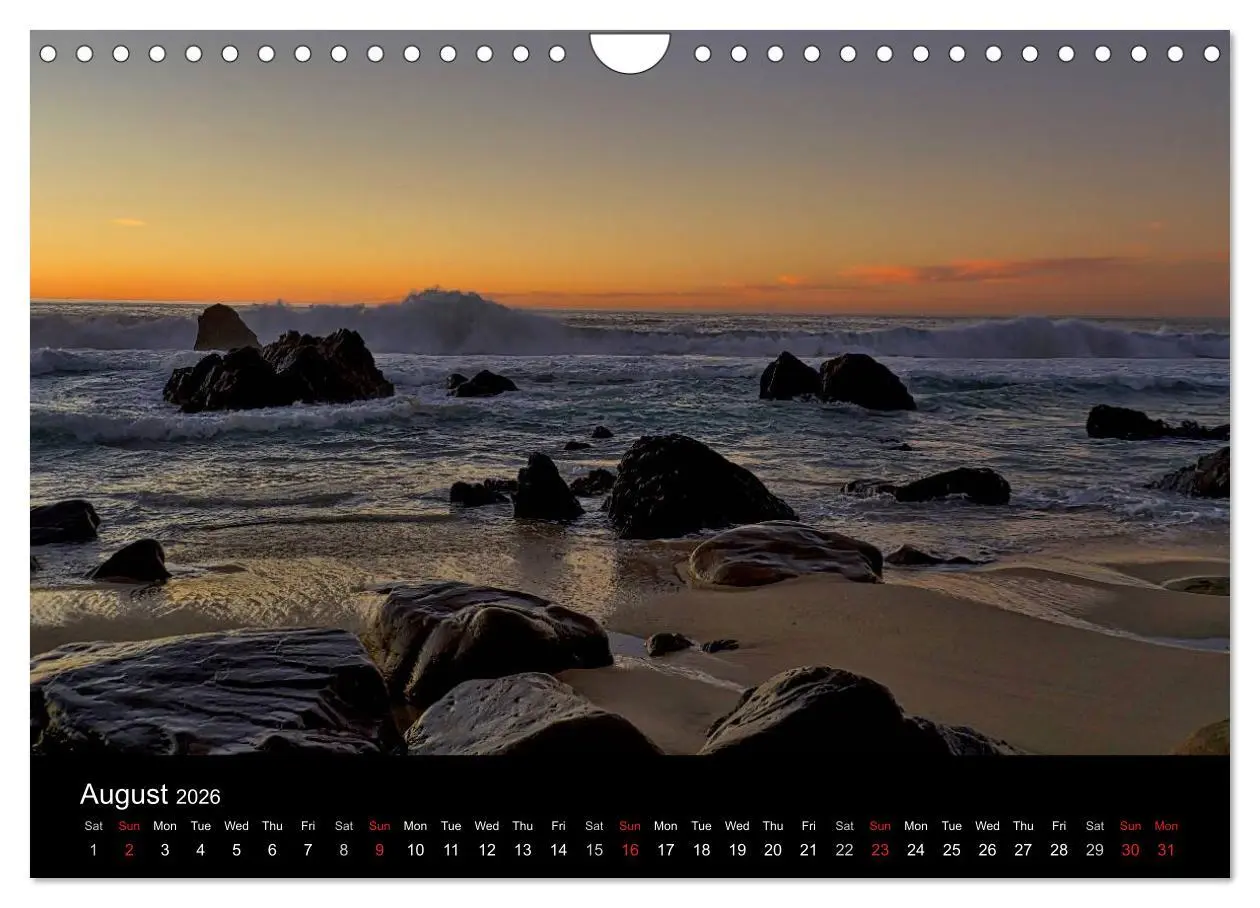 Bild: 9783516577143 | California Coasline (Wall Calendar 2026 DIN A4 landscape), CALVENDO...