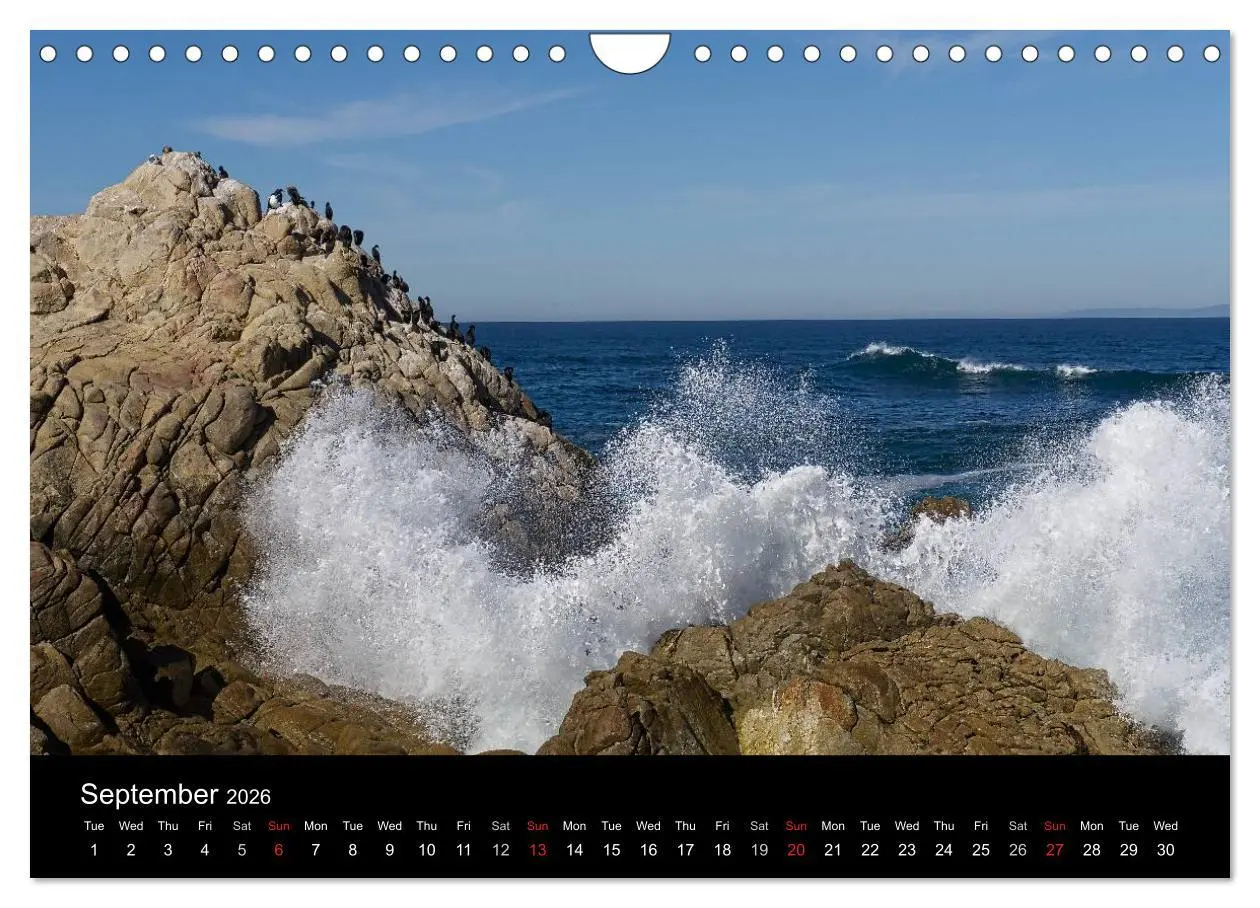 Bild: 9783516577143 | California Coasline (Wall Calendar 2026 DIN A4 landscape), CALVENDO...