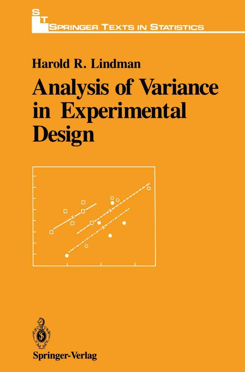 Cover: 9781461397243 | Analysis of Variance in Experimental Design | Harold R. Lindman | Buch