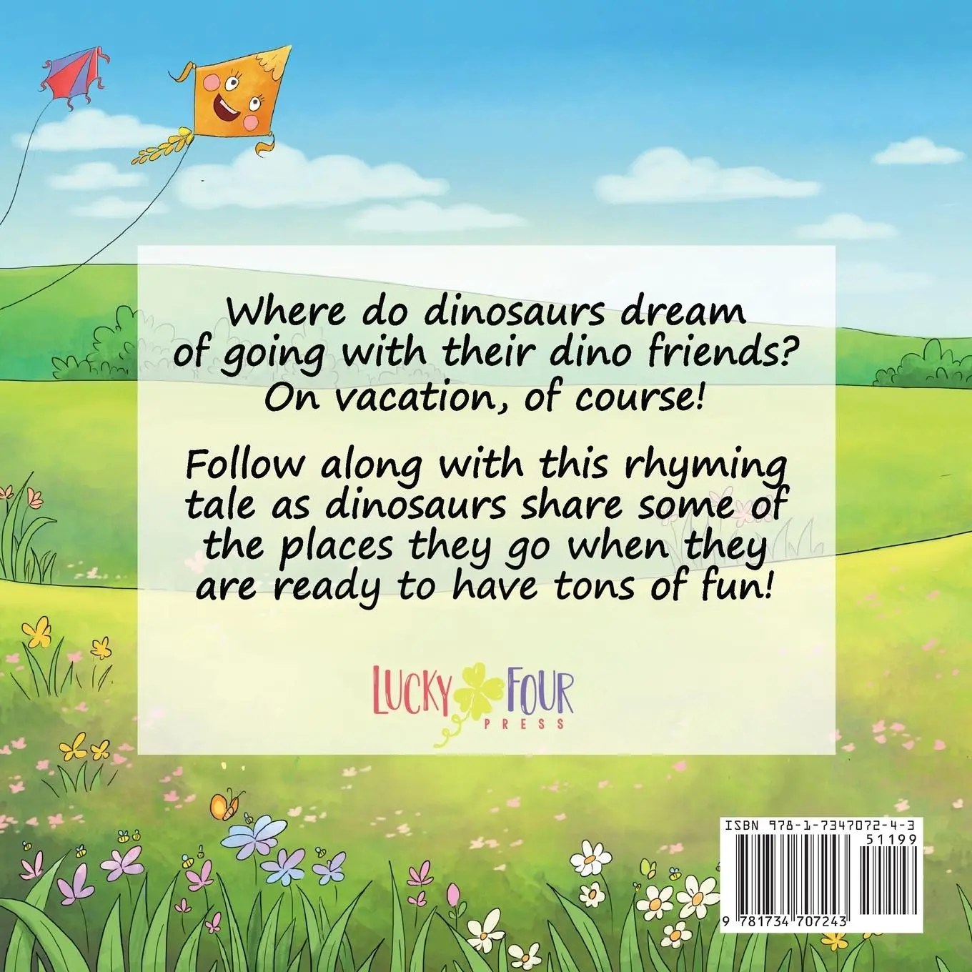 Rückseite: 9781734707243 | Where Do Dinosaurs Go on Vacation? | Kim Ann | Taschenbuch | Englisch