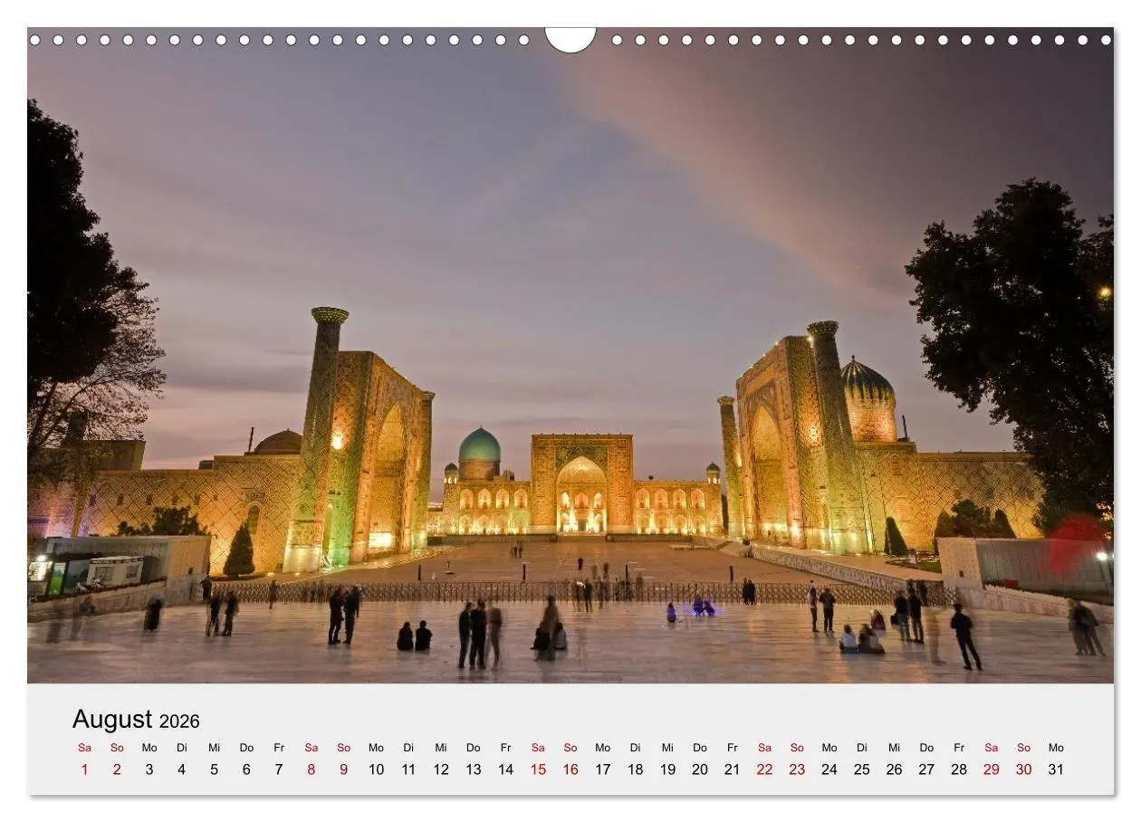 Bild: 9783516707243 | Usbekistan entlang der Seidenstraße (Wandkalender 2026 DIN A3...