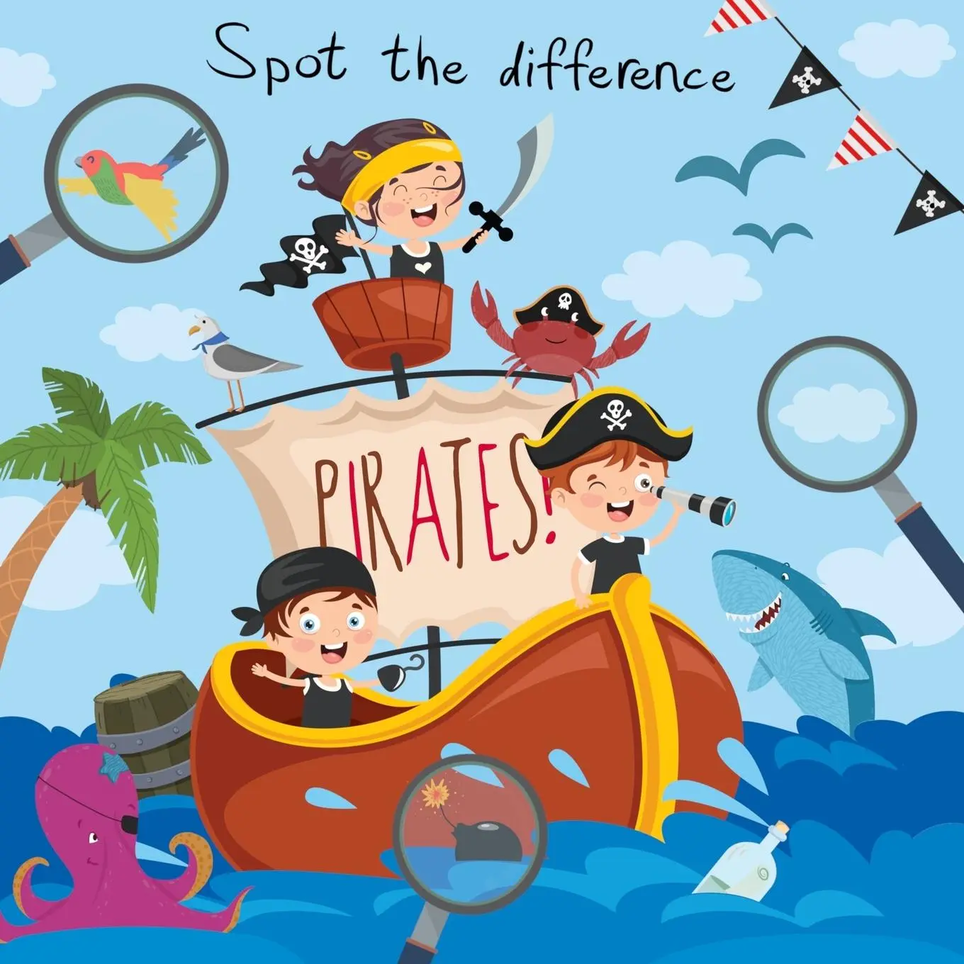 Cover: 9781914047343 | Spot The Difference - Pirates! | Webber Books | Taschenbuch | Englisch
