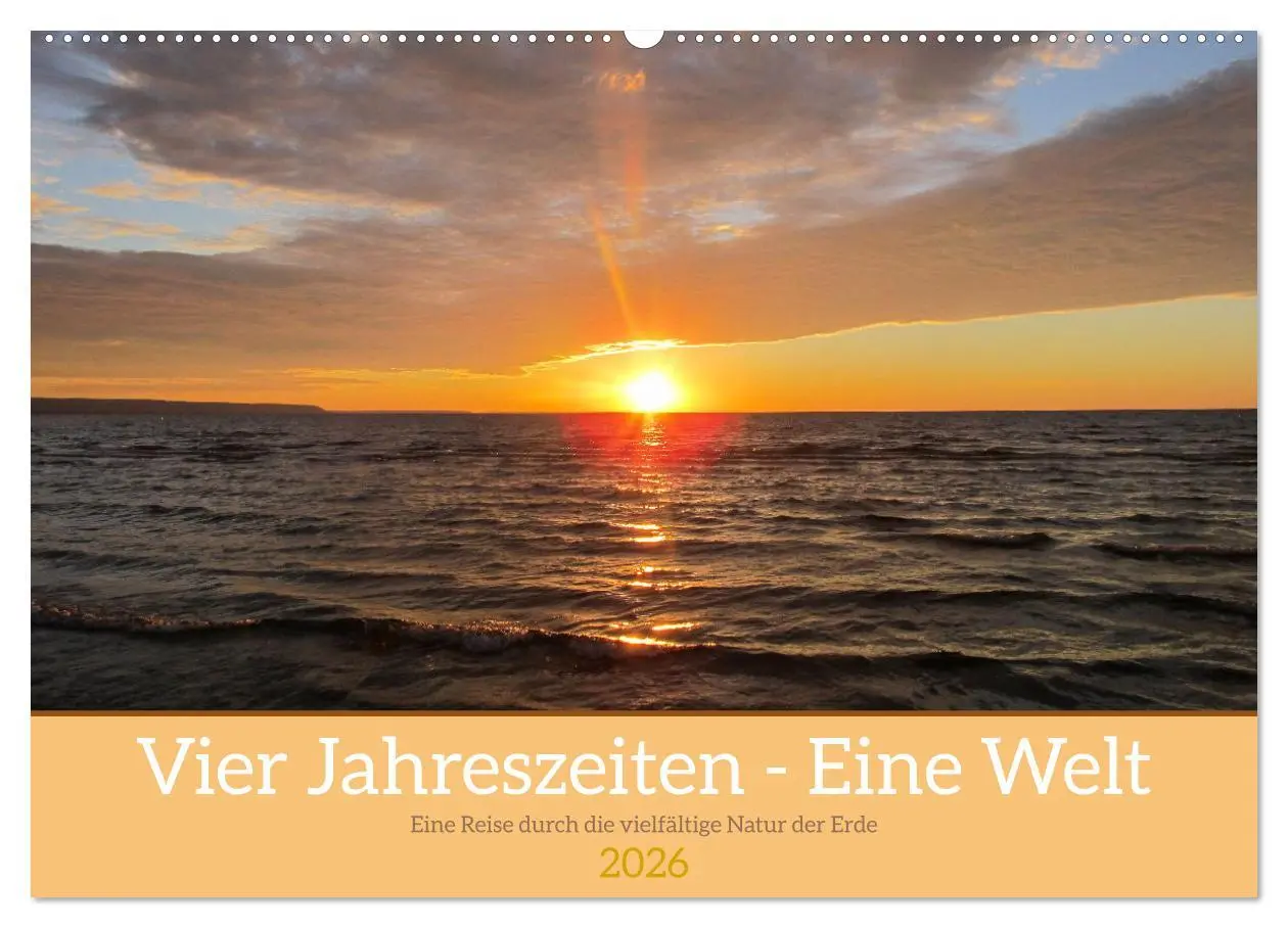 Cover: 9783457397343 | Vier Jahreszeiten - Eine Welt (Wandkalender 2026 DIN A2 quer),...