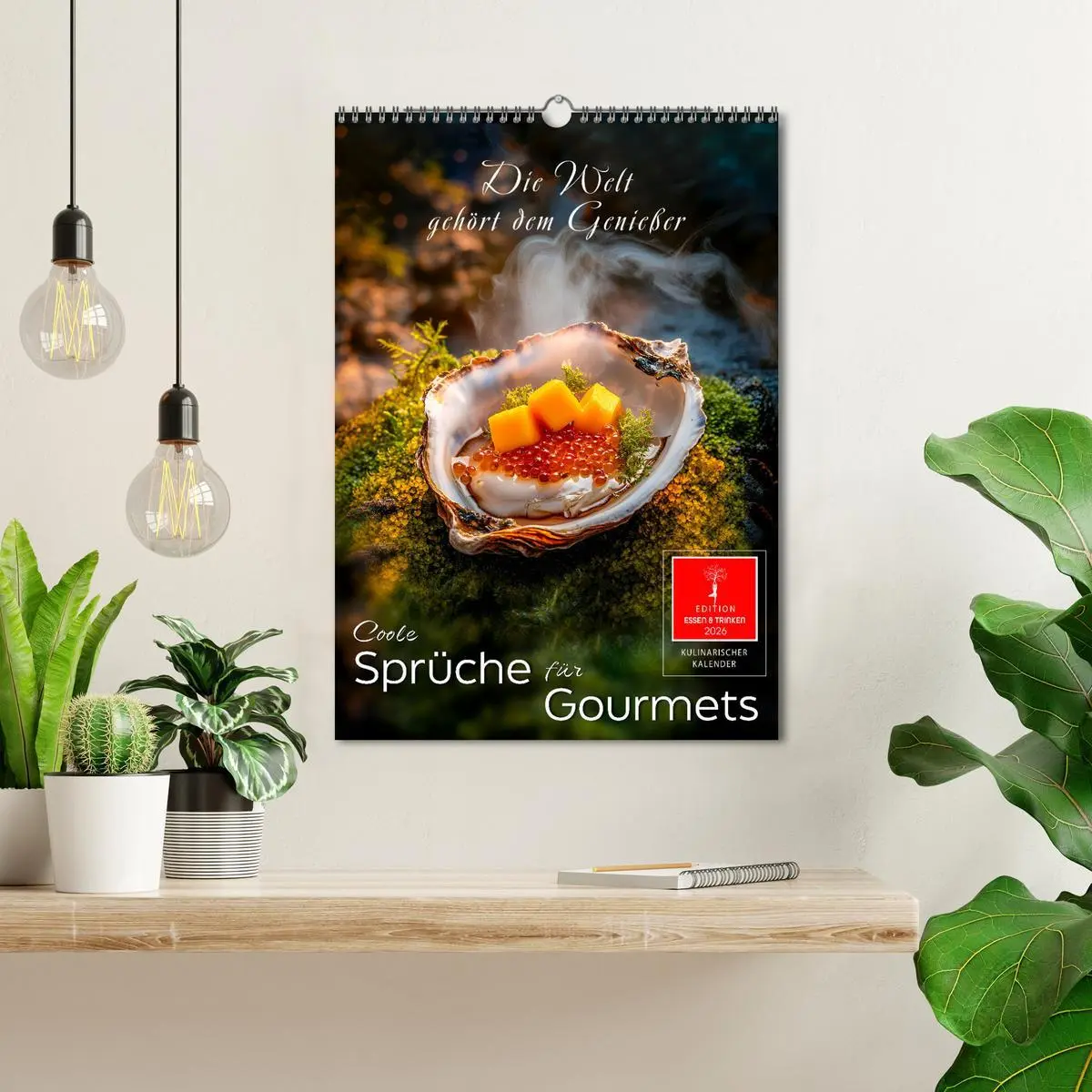 Bild: 9783516247343 | Coole Sprüche für Gourmets (Wandkalender 2026 DIN A3 hoch),...
