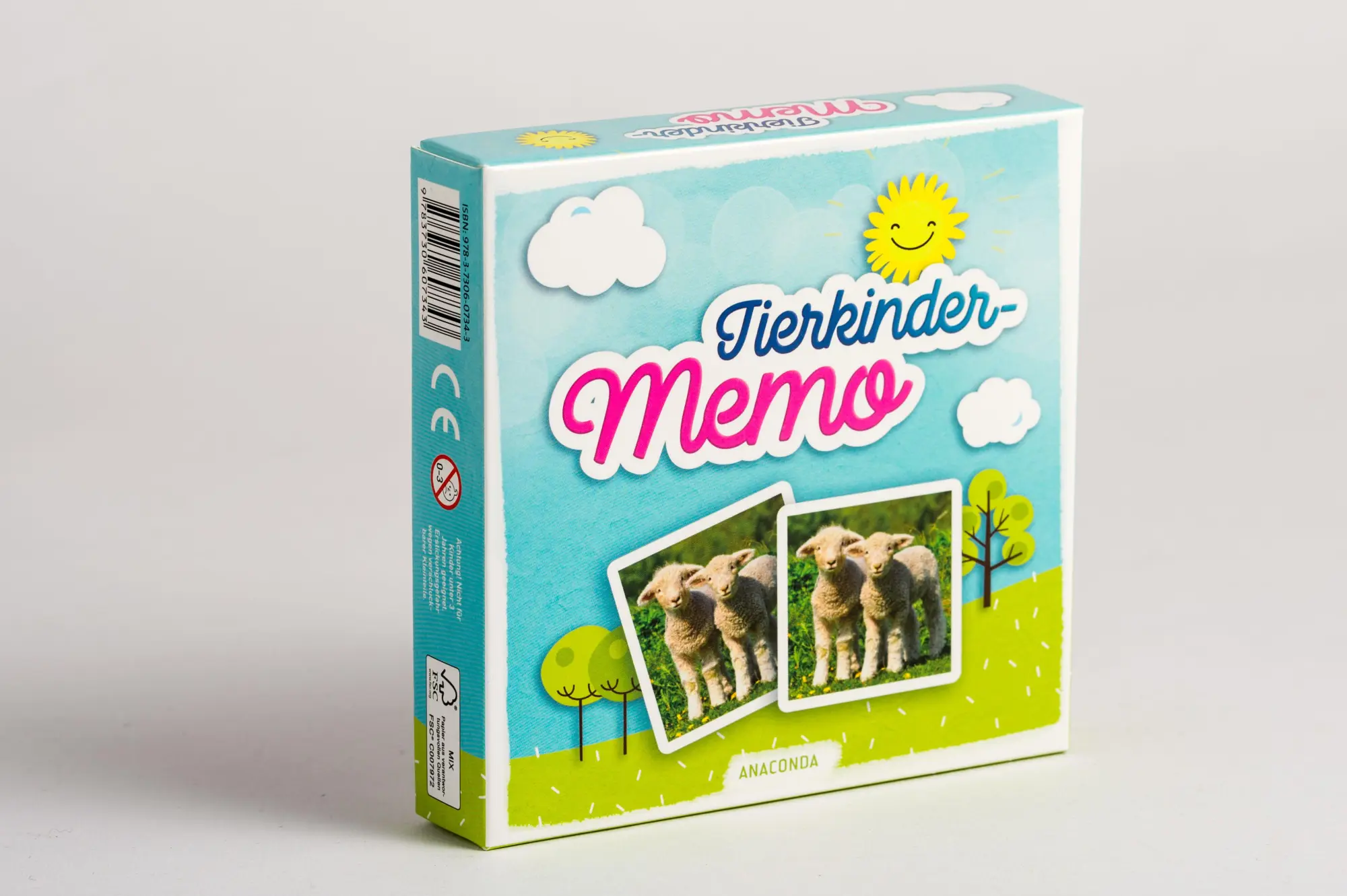Bild: 9783730607343 | Tierkinder-Memo | 40 Spielkarten im Spielkarton | Spiel | 40 S. | 2019