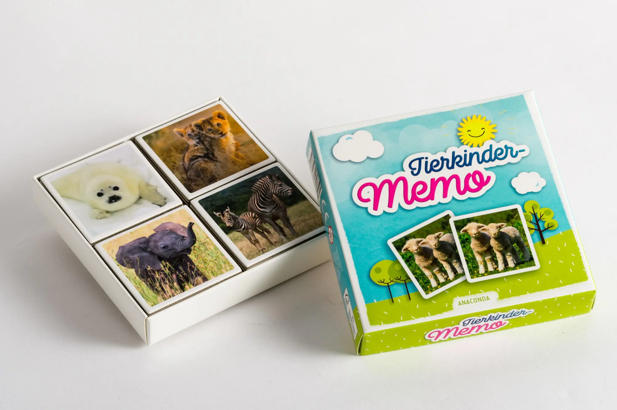 Bild: 9783730607343 | Tierkinder-Memo | 40 Spielkarten im Spielkarton | Spiel | 40 S. | 2019