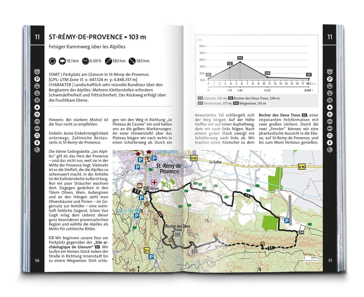 Bild: 9783991217343 | KOMPASS Wanderführer Provence, 55 Touren mit Extra-Tourenkarte | Sturm