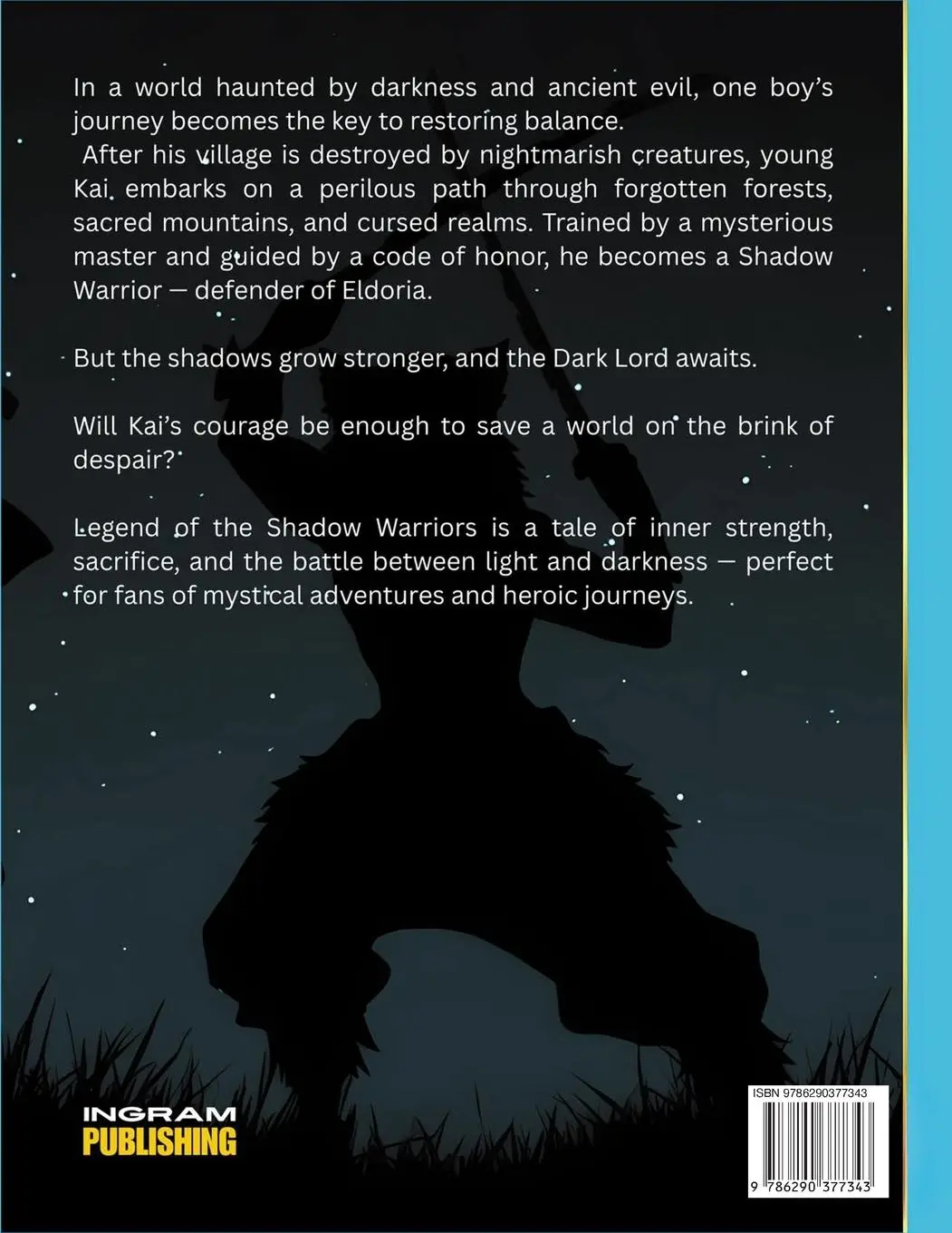 Rückseite: 9786290377343 | Legend of the Shadow Warriors | Kai's Final Journey | Katelyn Marie