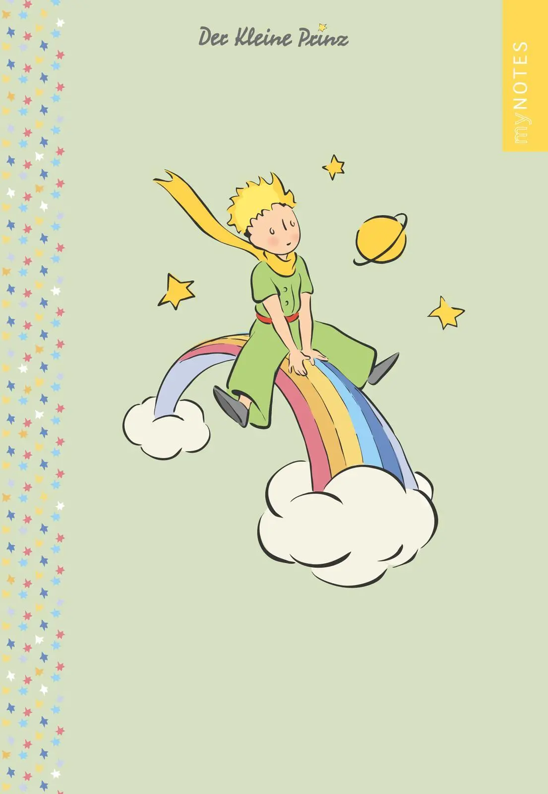 Bild: 4014489137443 | myNOTES Papeterie: Der Kleine Prinz Notizheft | Regenbogen | Notizbuch
