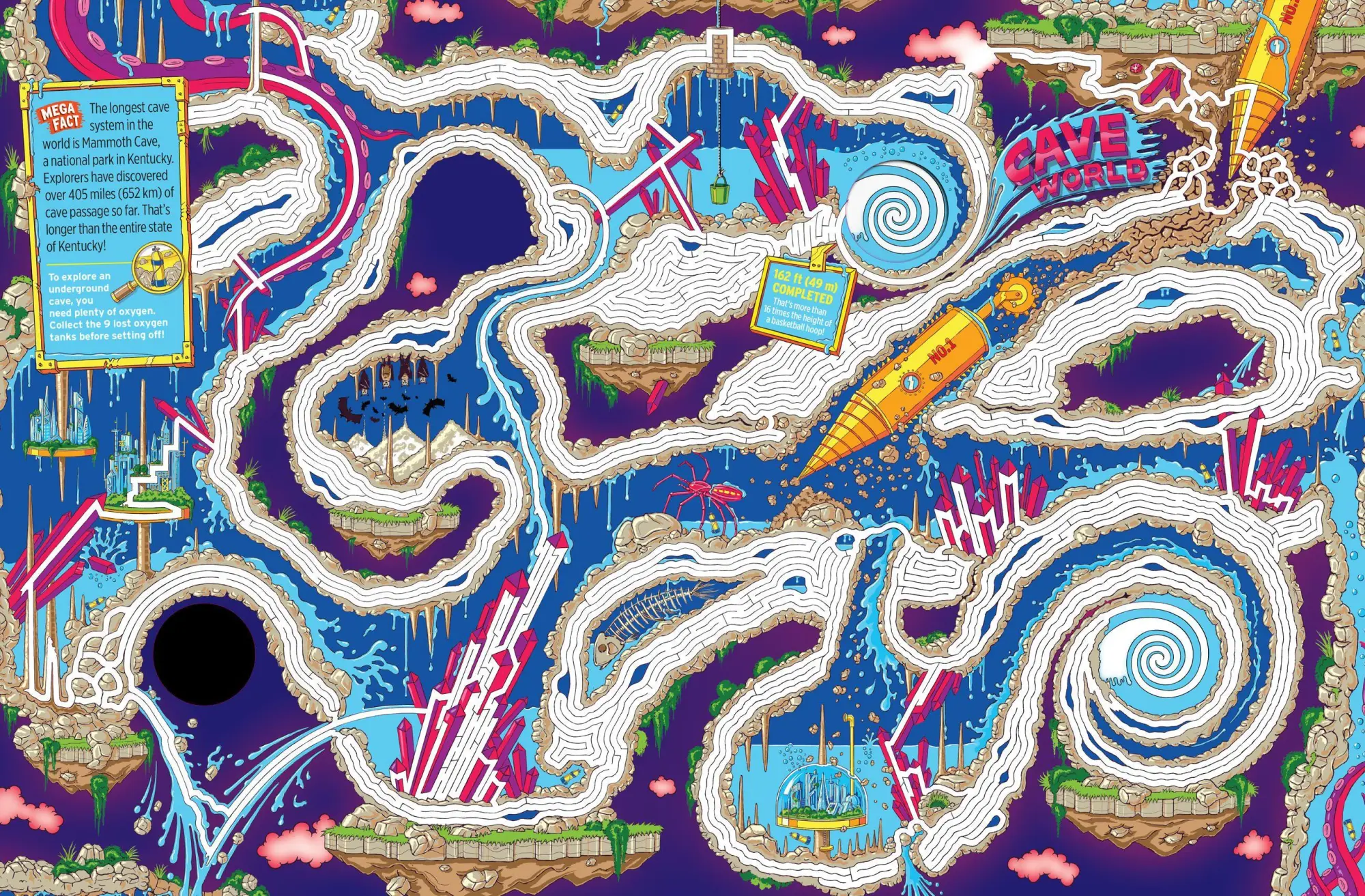 Bild: 9781523507443 | Mega-Maze Adventure! (Maze Activity Book for Kids Ages 7+) | Bedford