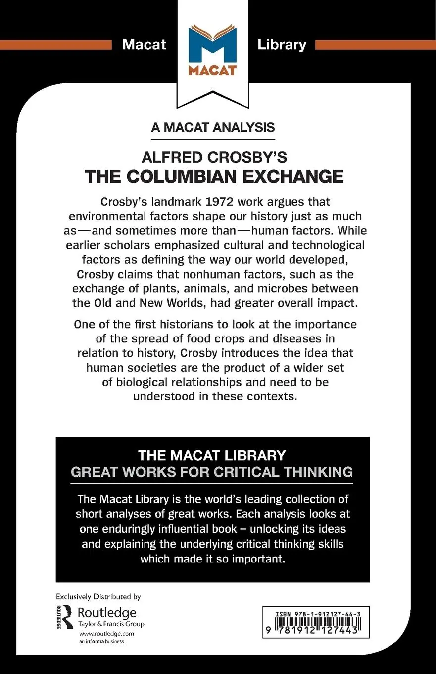 Rückseite: 9781912127443 | An Analysis of Alfred W. Crosby's The Columbian Exchange | Taschenbuch