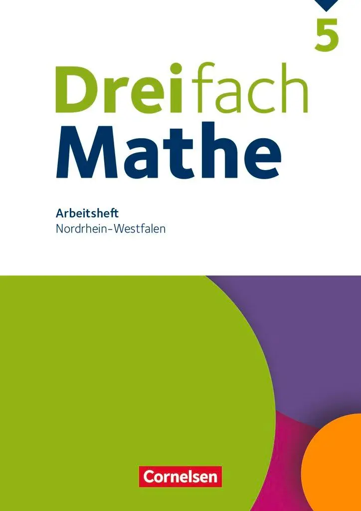 Cover: 9783060437443 | Dreifach Mathe 5. Schuljahr - Nordrhein-Westfalen - Arbeitsheft mit...
