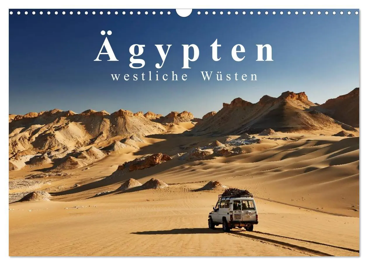 Cover: 9783516167443 | Ägypten - westliche Wüsten (Wandkalender 2026 DIN A3 quer),...