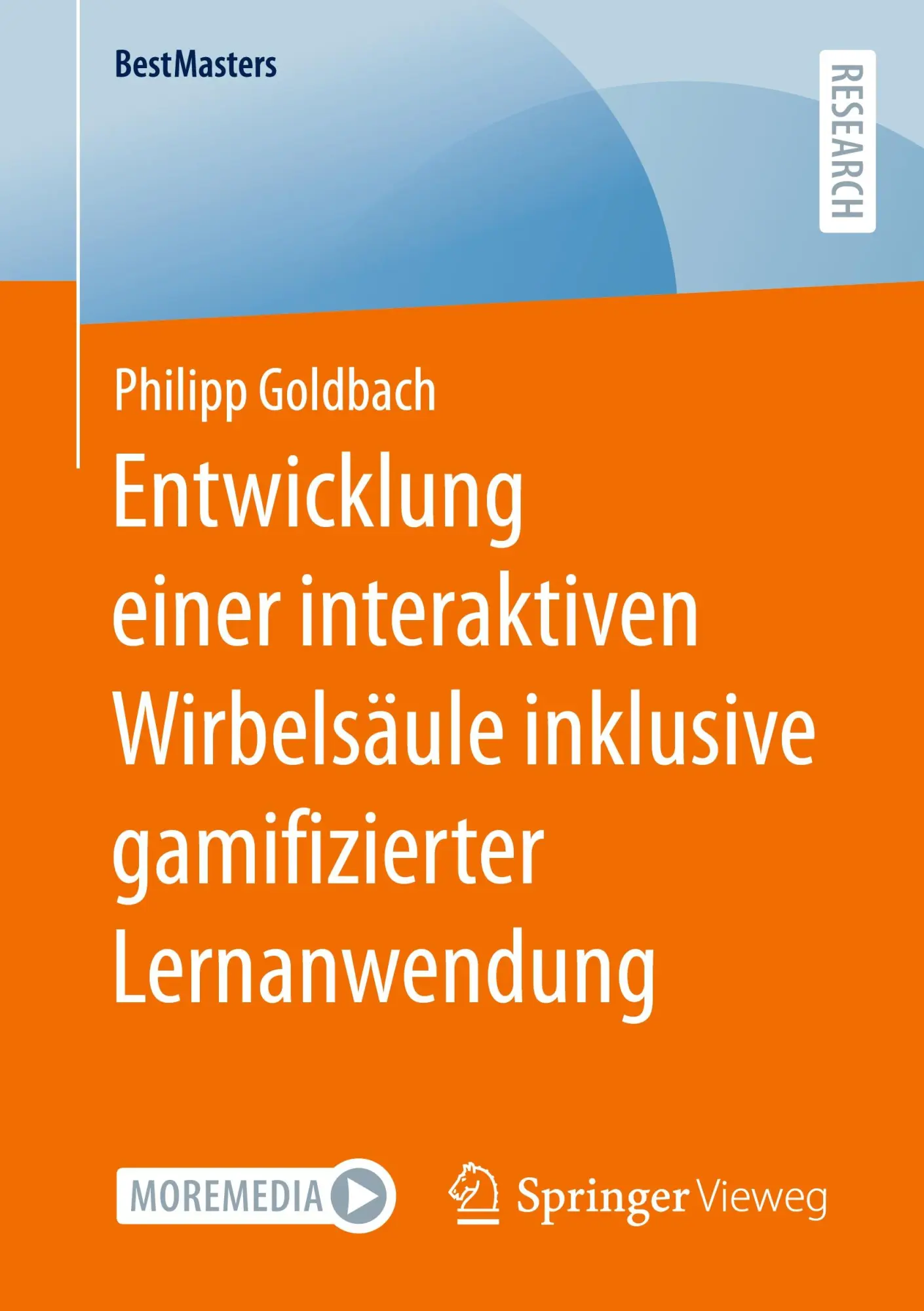 Cover: 9783658427443 | Entwicklung einer interaktiven Wirbelsäule inklusive gamifizierter...