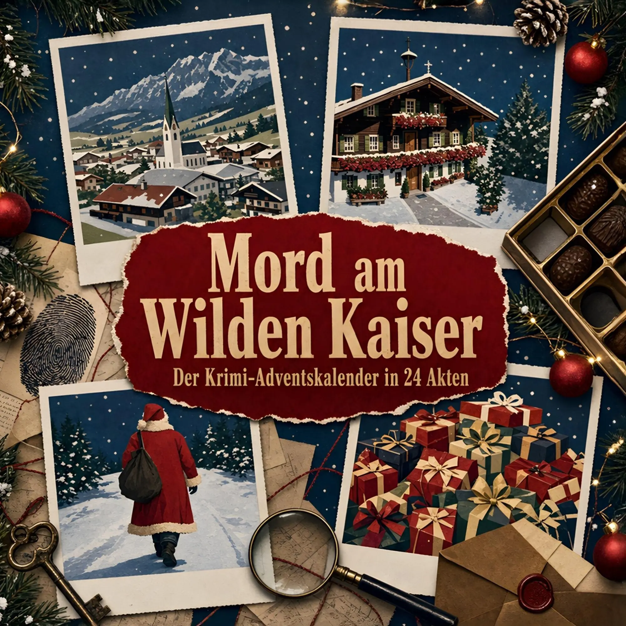 Cover: 9783696117443 | Mord am Wilden Kaiser | Der Krimi-Adventskalender in 24 Akten | Buch