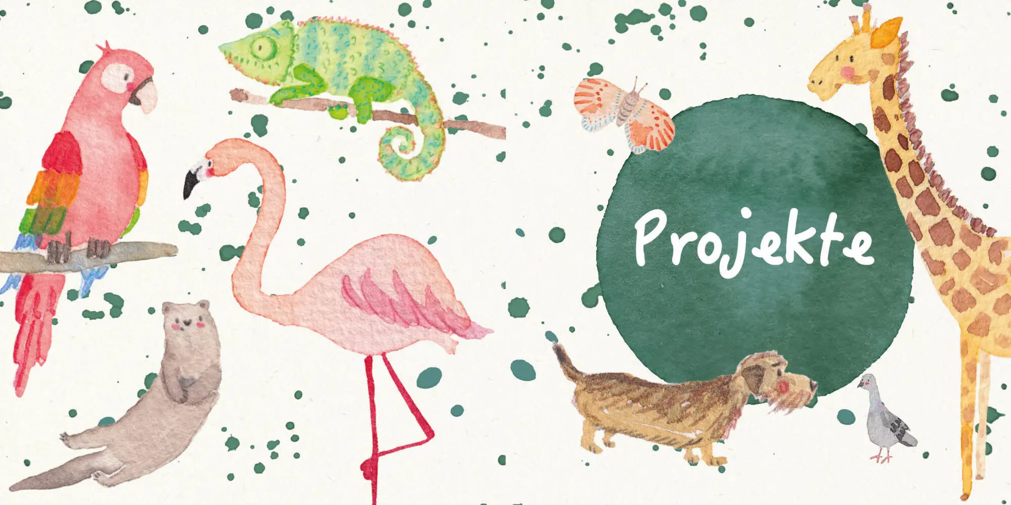 Rückseite: 9783745927443 | Mini Watercolor - Tiere | Jana Hollmann | Buch | 64 S. | Deutsch