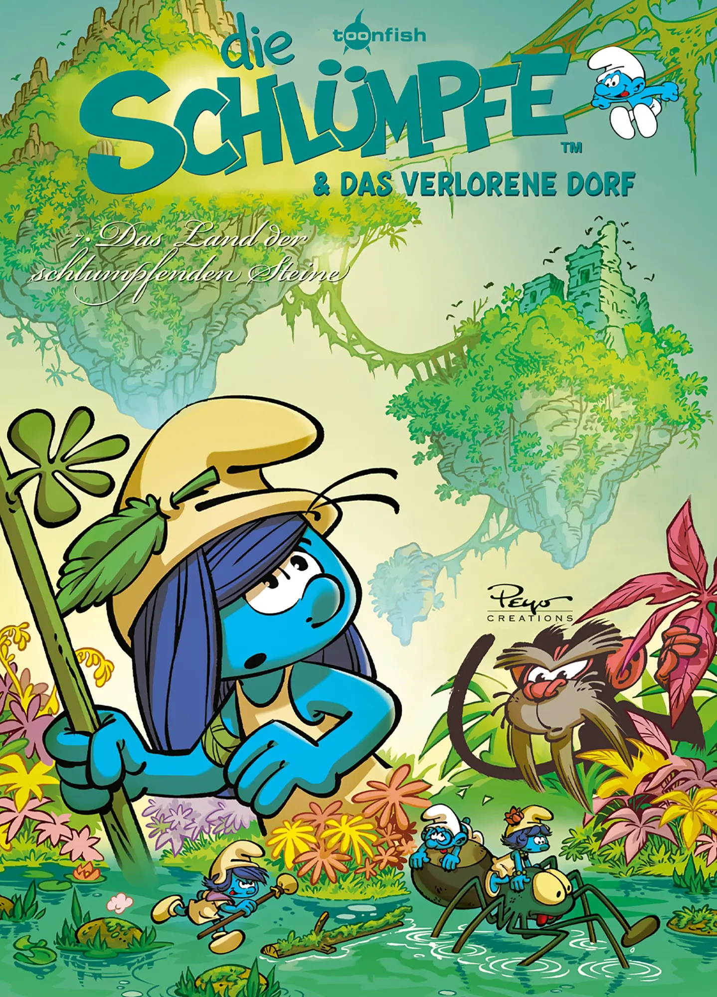 Cover: 9783967927443 | Die Schlümpfe und das verlorene Dorf. Band 7 | Peyo (u. a.) | Buch
