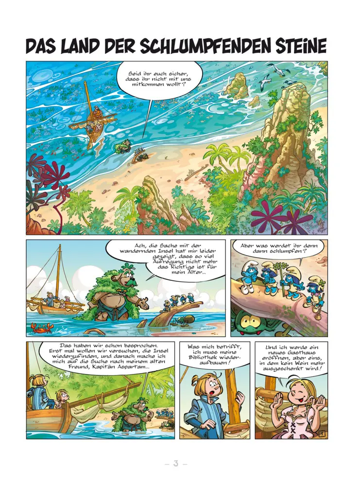 Bild: 9783967927443 | Die Schlümpfe und das verlorene Dorf. Band 7 | Peyo (u. a.) | Buch